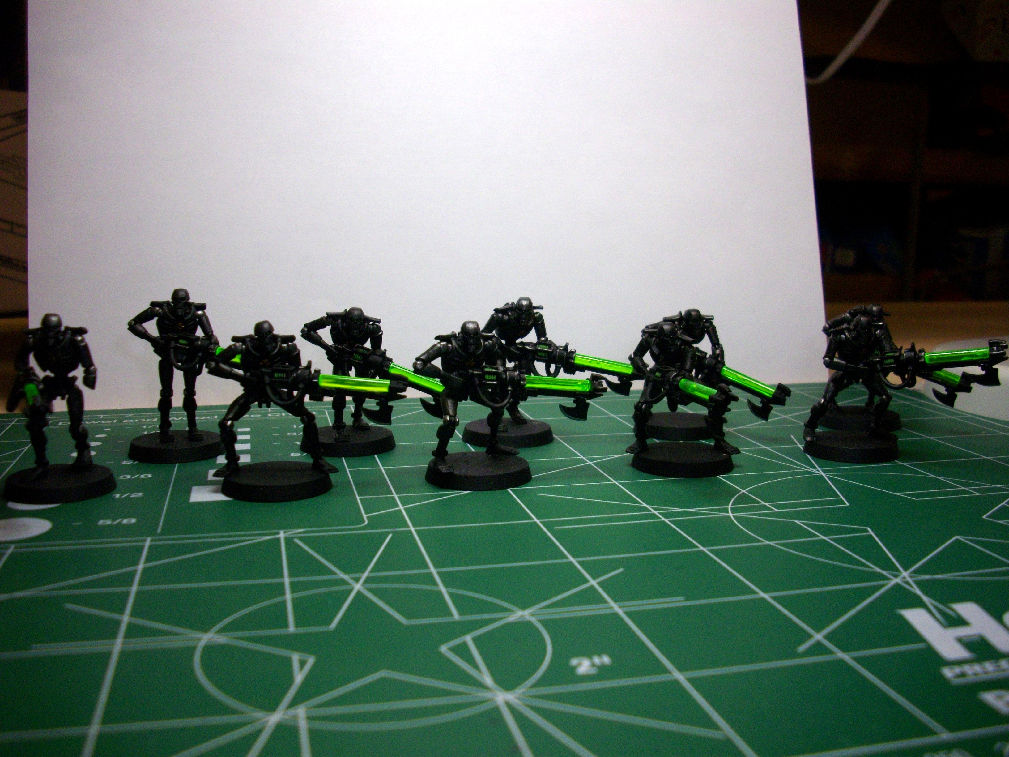 Black, Gold, Green, Necrons, Warhammer 40,000, Warriors