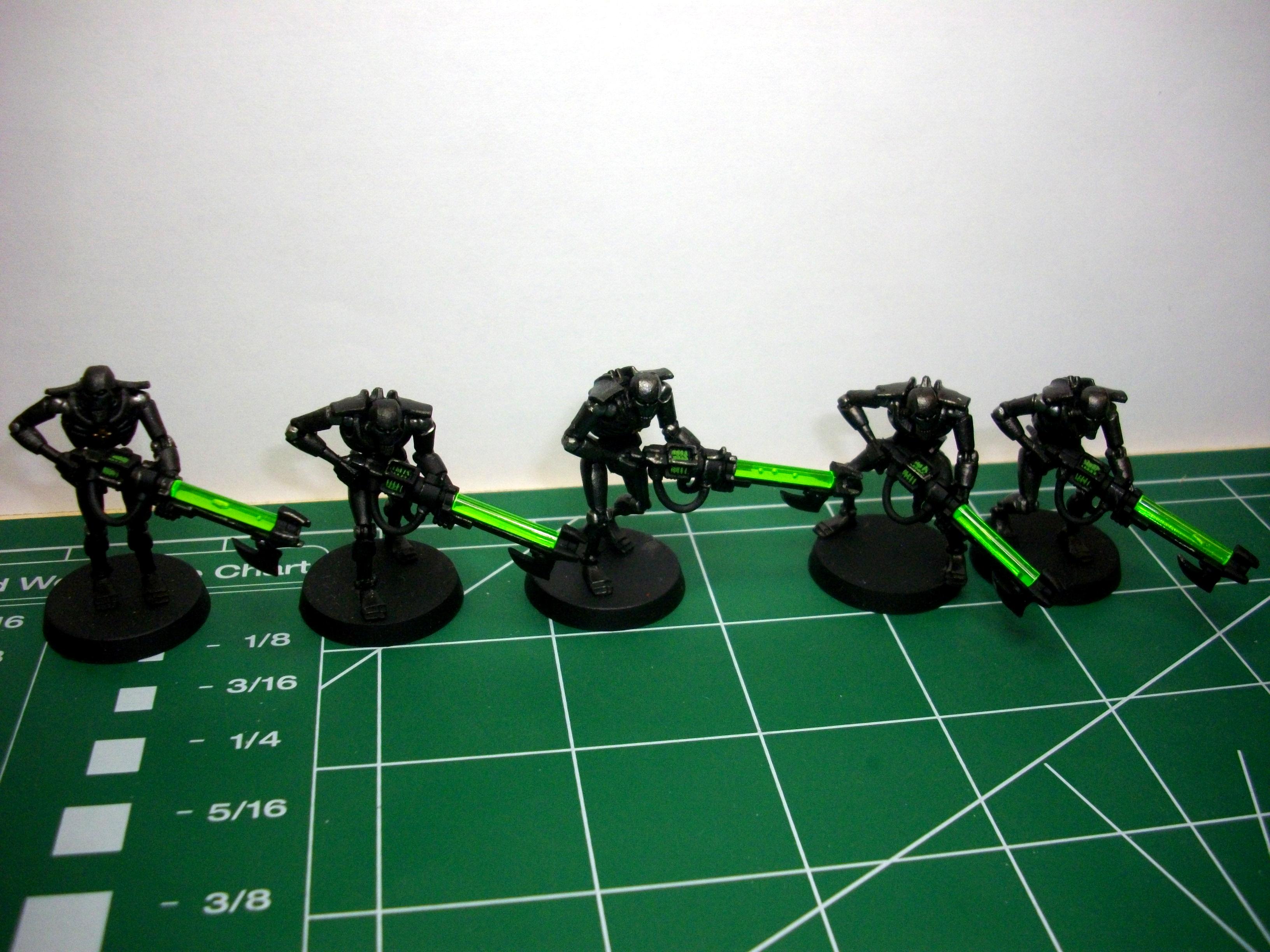 Black, Gold, Green, Necrons, Warhammer 40,000, Warriors