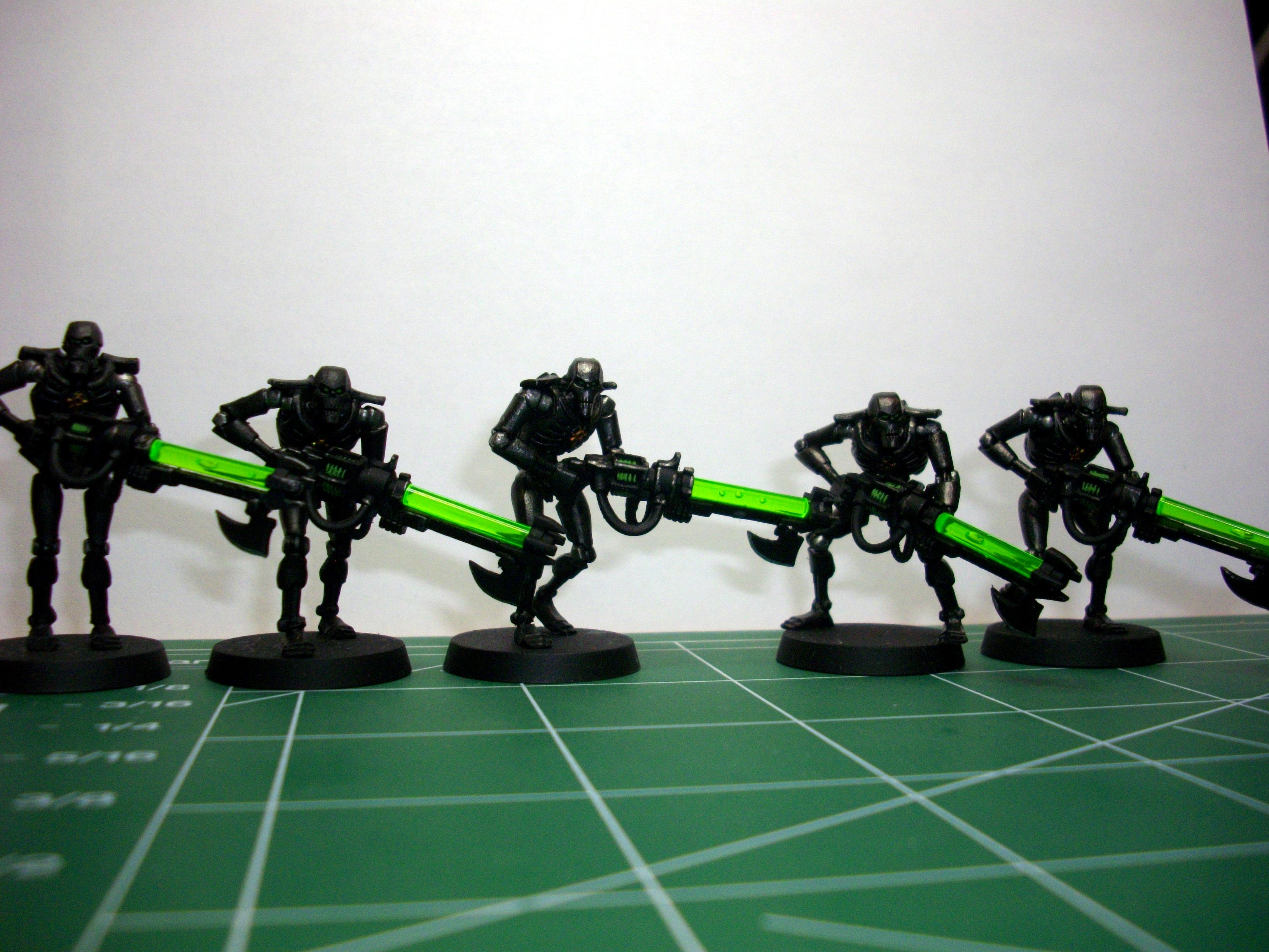 Black, Gold, Green, Necrons, Warhammer 40,000, Warriors