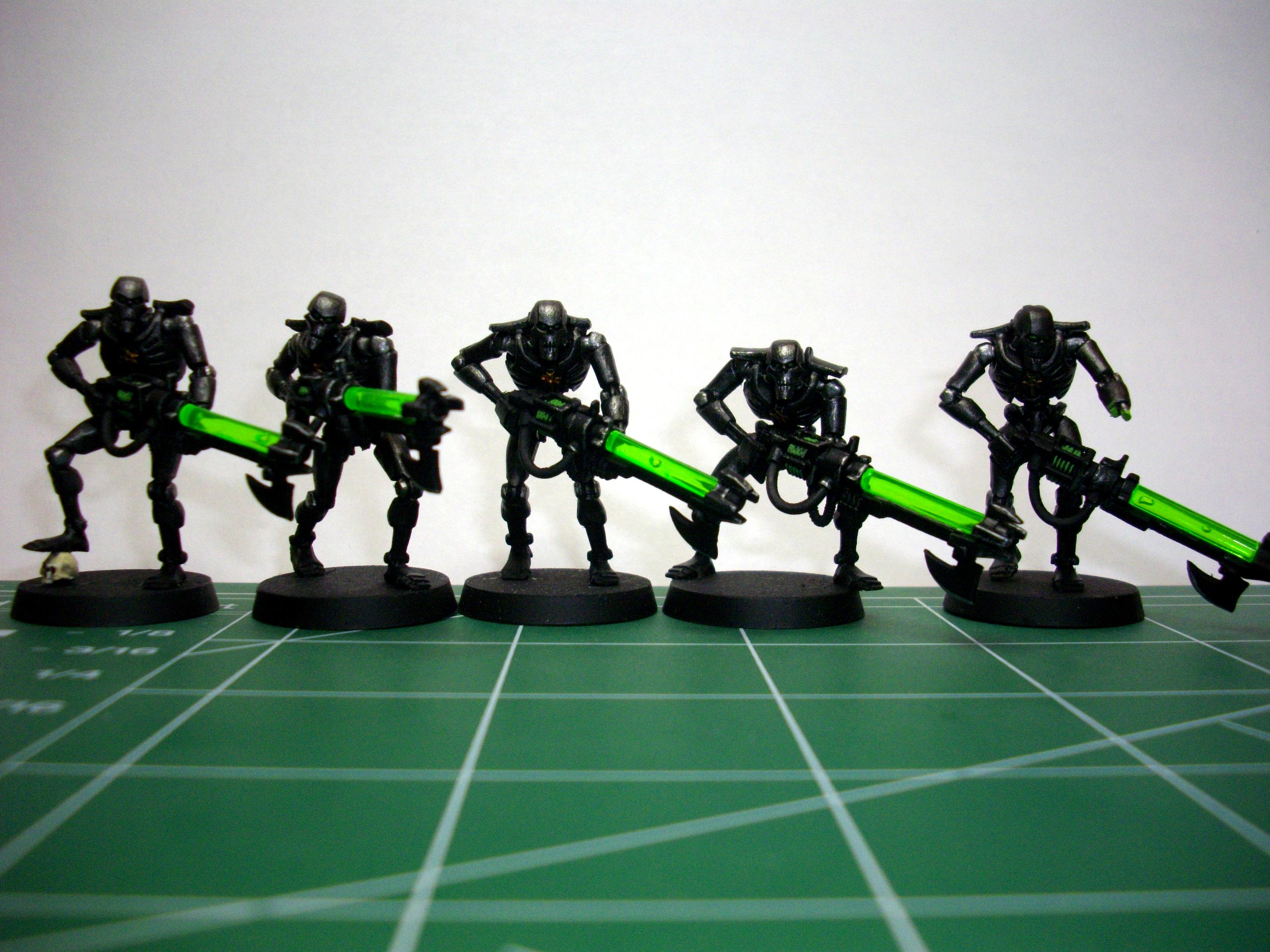 Black, Gold, Green, Necrons, Skull, Warhammer 40,000, Warriors
