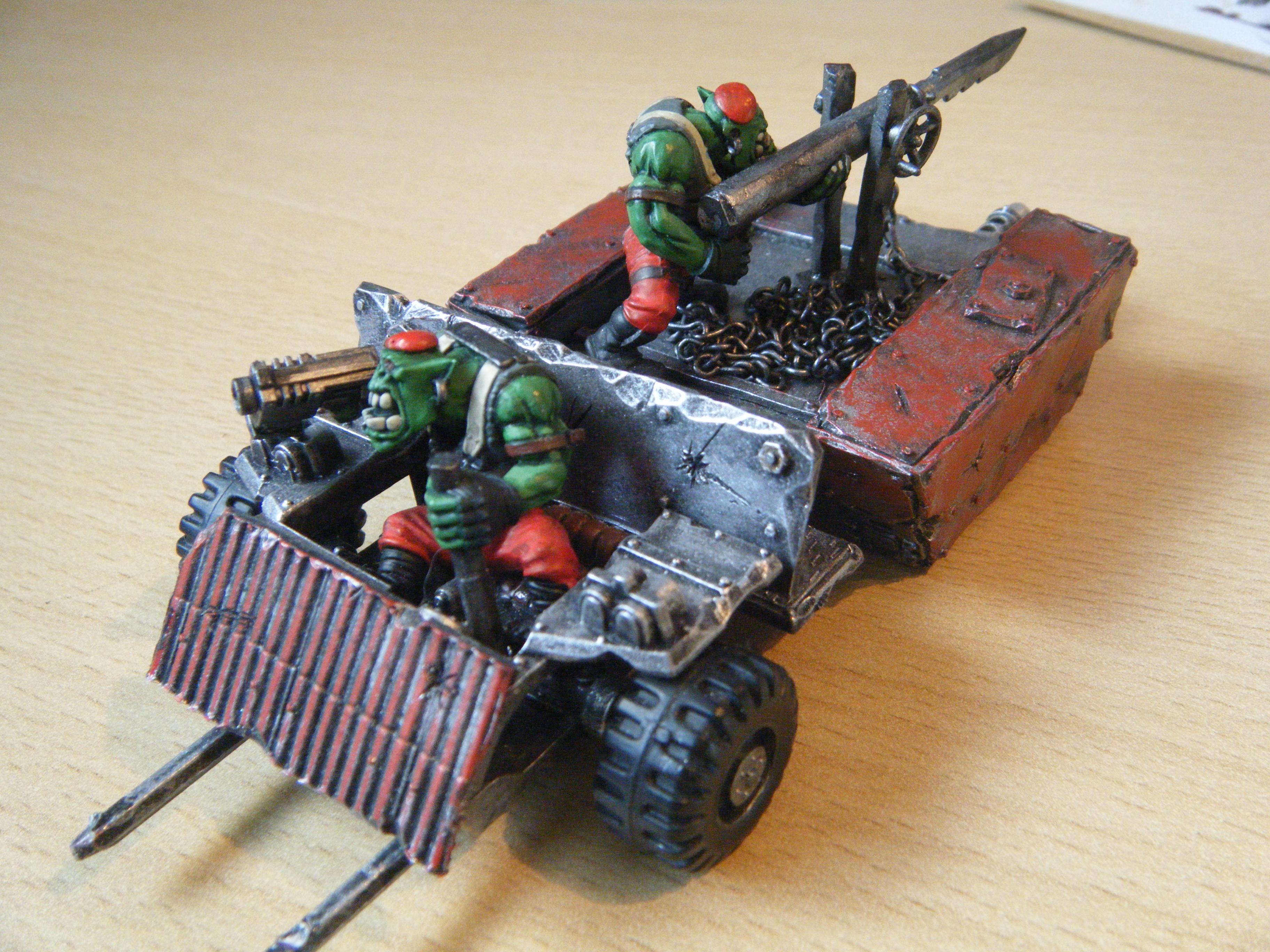 trukk with harpoon