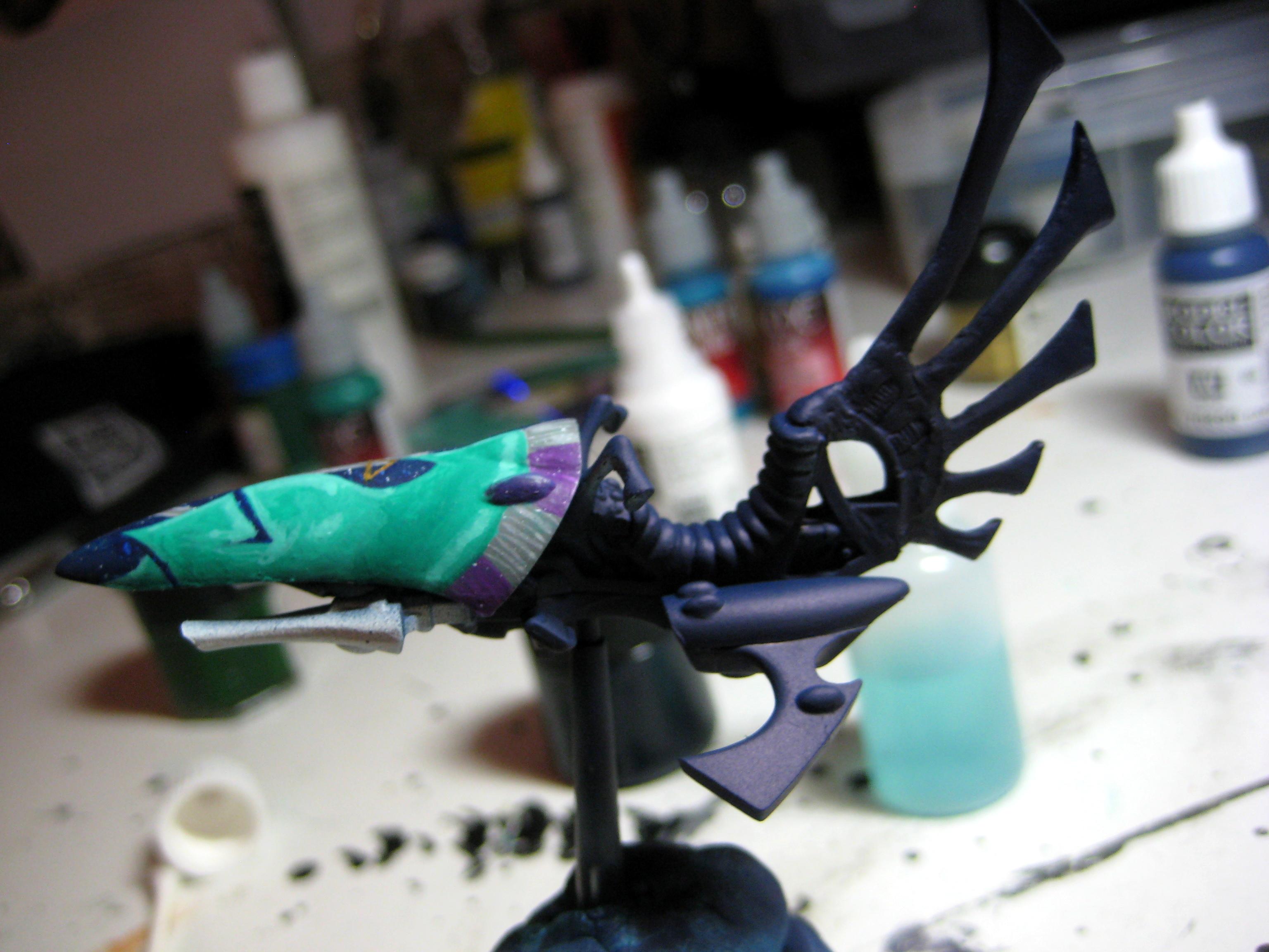 Autarch, Conversion, Eldar, Freehand, Jetbike, Pathfinders, Rangers, Work In Progress