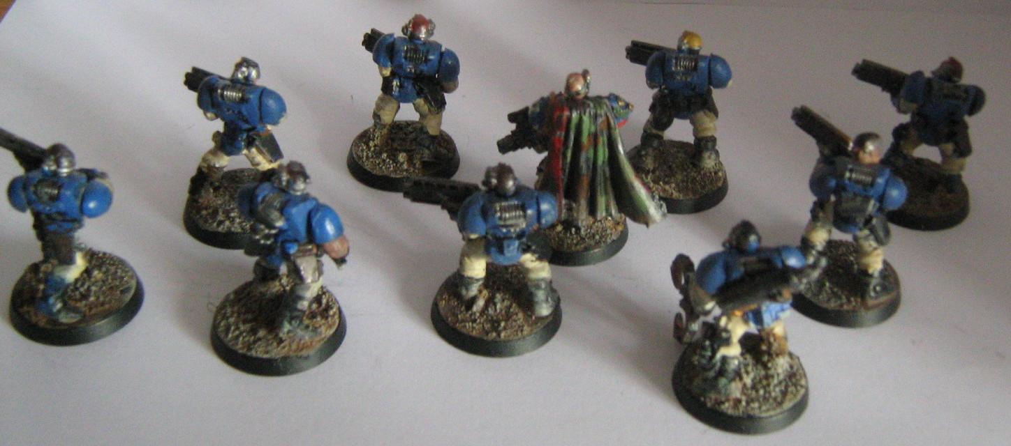 space marine scouts back