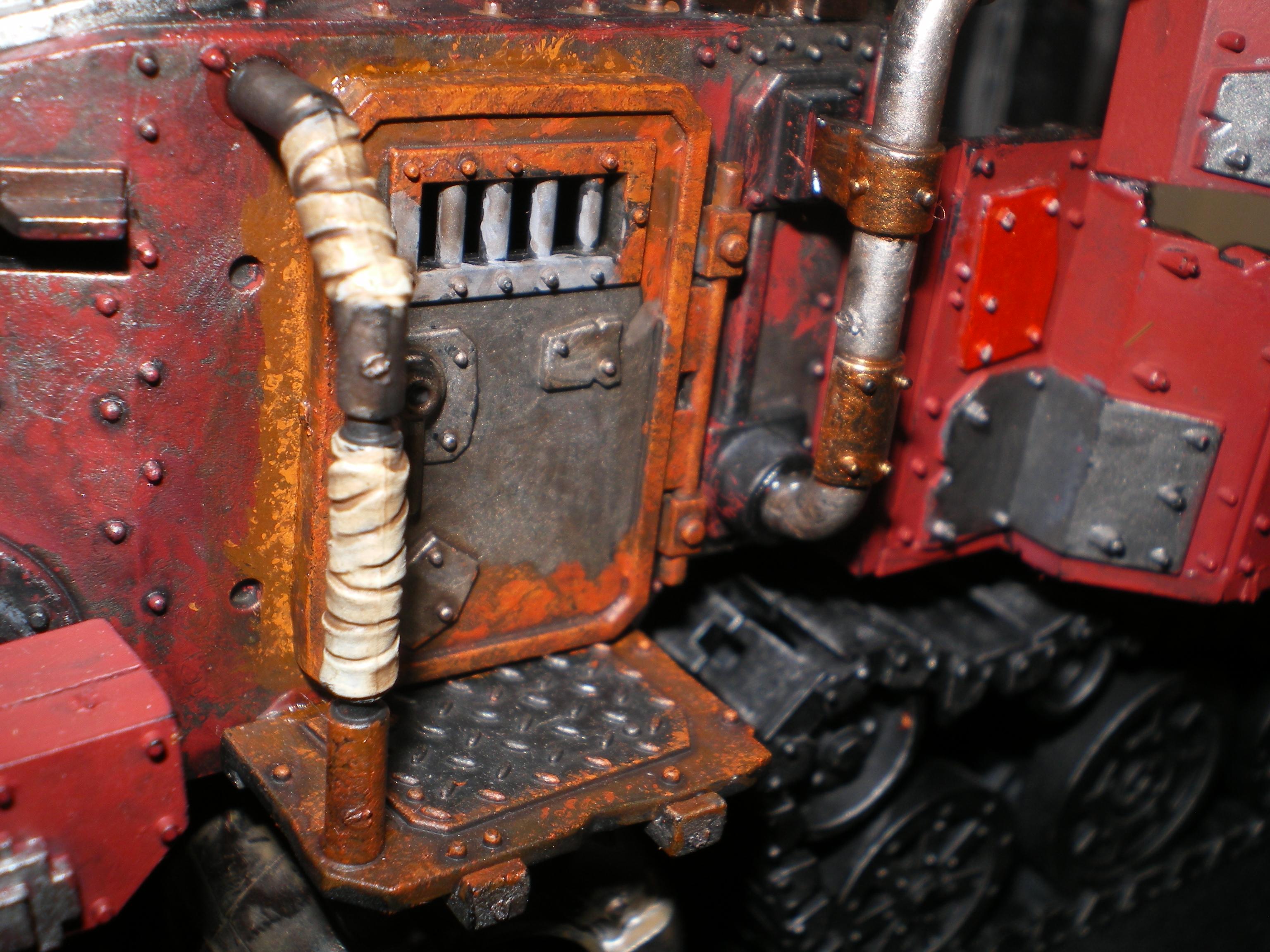 Battlewagon, Orks, Rust, Weathered