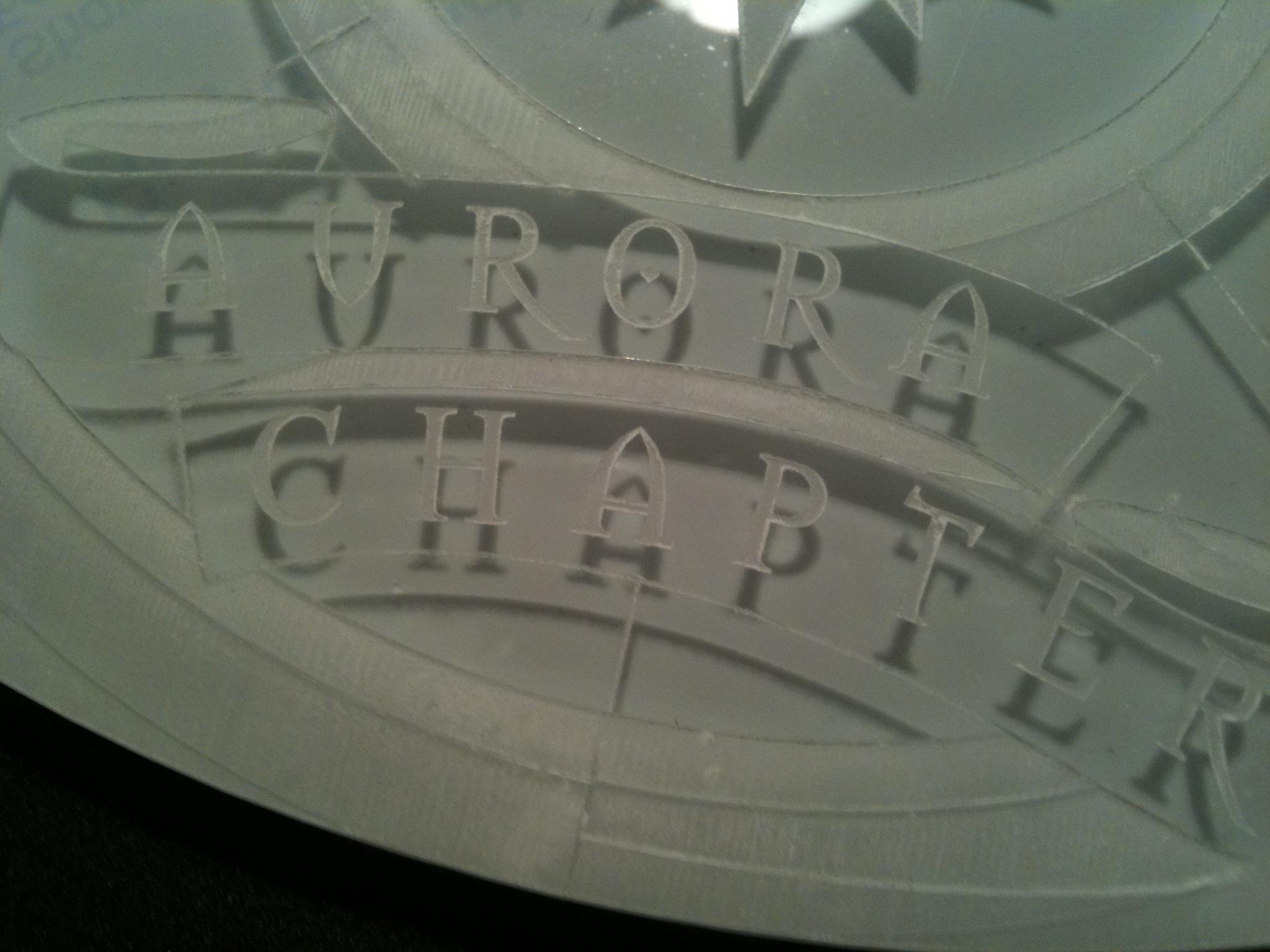 detail shot - the job came via ebay of all places!