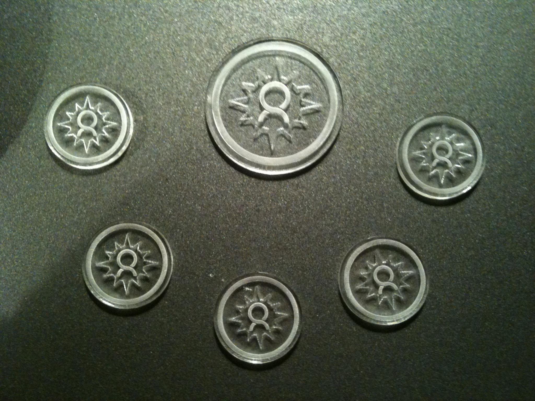 5 x 25mm bases and 1 x 40mm base