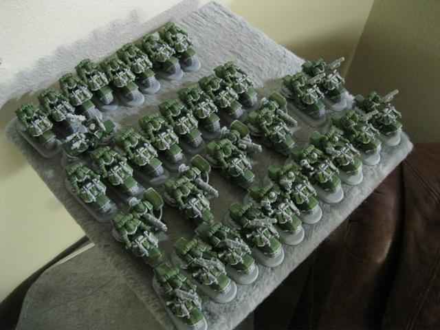 Space Marines, Warhammer 40,000, Work In Progress