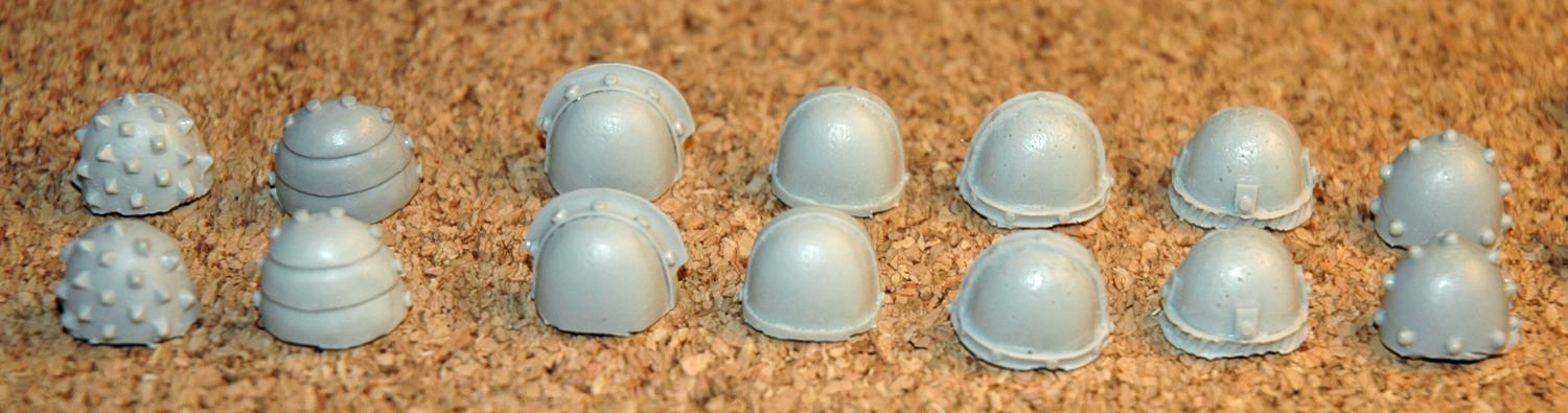 Chapterhouse, Shoulder Pads, Space Marines, True Scale, Warhammer 40,000