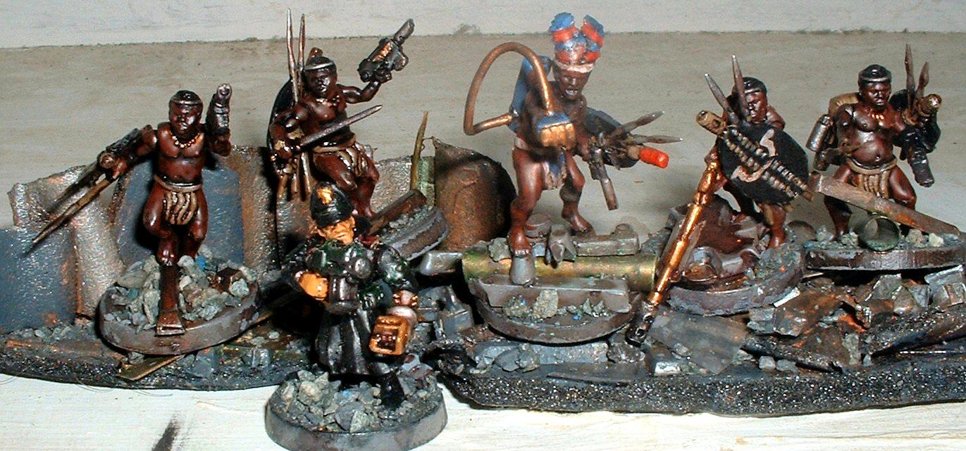 Imperial Guard, Wargames Factory, Warhammer 40,000, Zulus