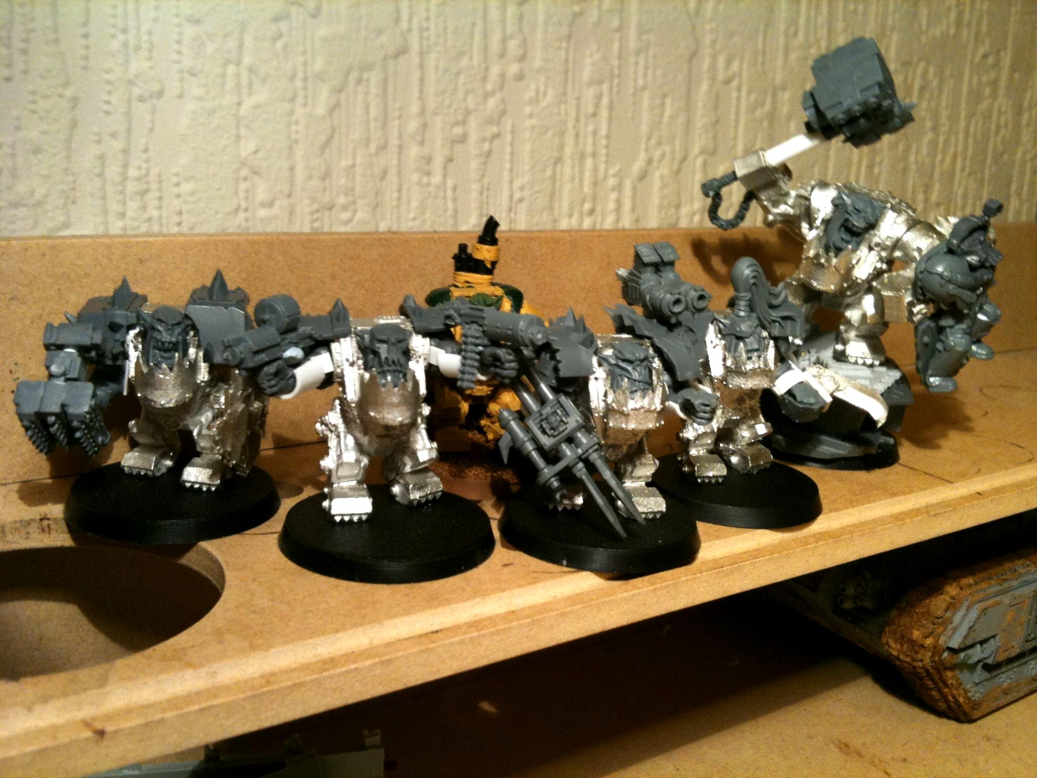 Da Dark Angelz, Meganob, Orks, Work In Progress
