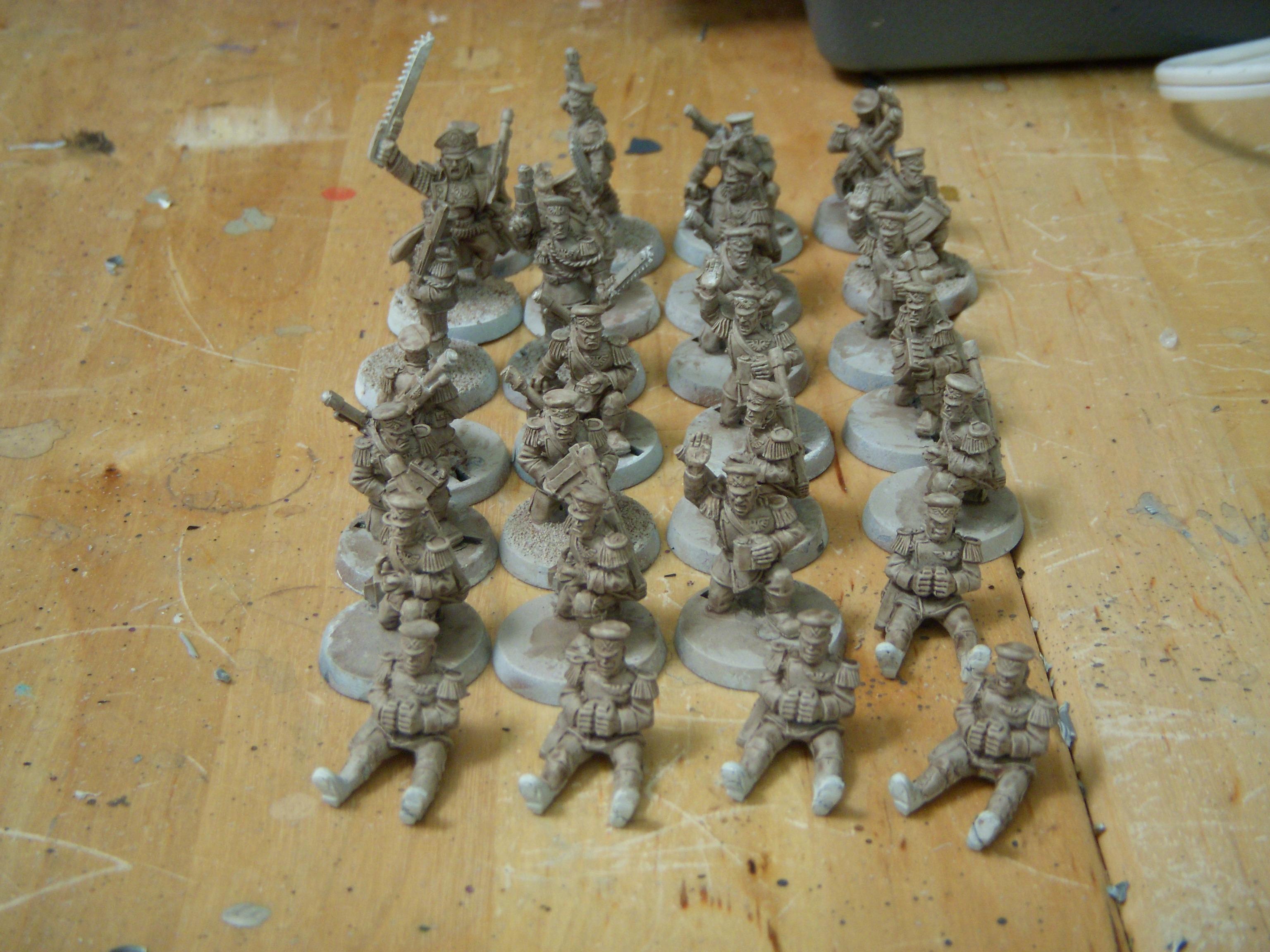 Bad Moon Orks, Imperial Guard Mordian Iron Guard Bad Moon Orks, Mordian Imperial Guard