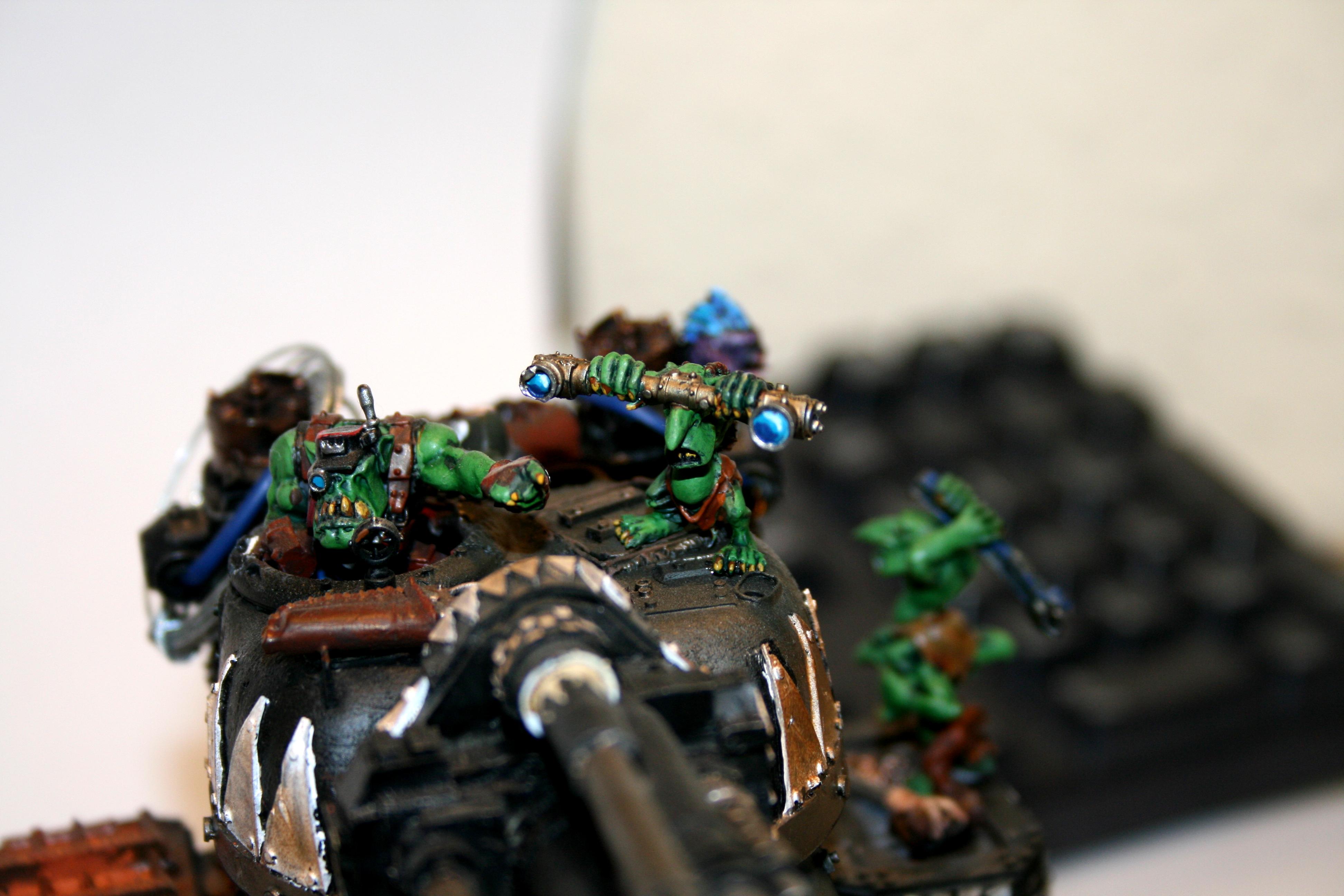 Conversion, Crew, Doctort, Grots, Kill Blasta, Ork Tank, Orks, Warhammer 40,000