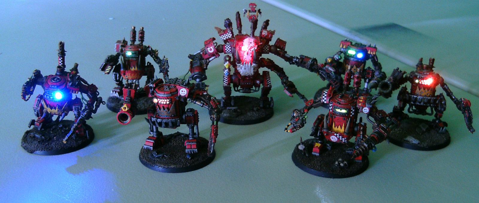 Killa Kans, LED, Lights, Orks, Ouze, Walker, Warhammer 40,000