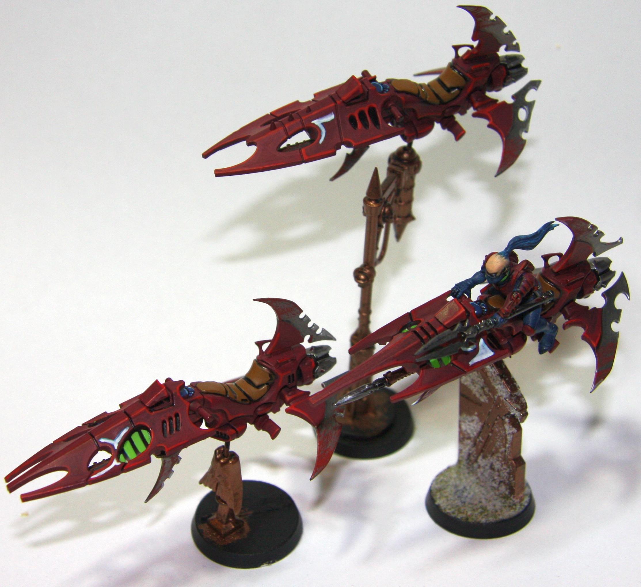 Dark Eldar, Reaver, Reaver Jetbikes WIP