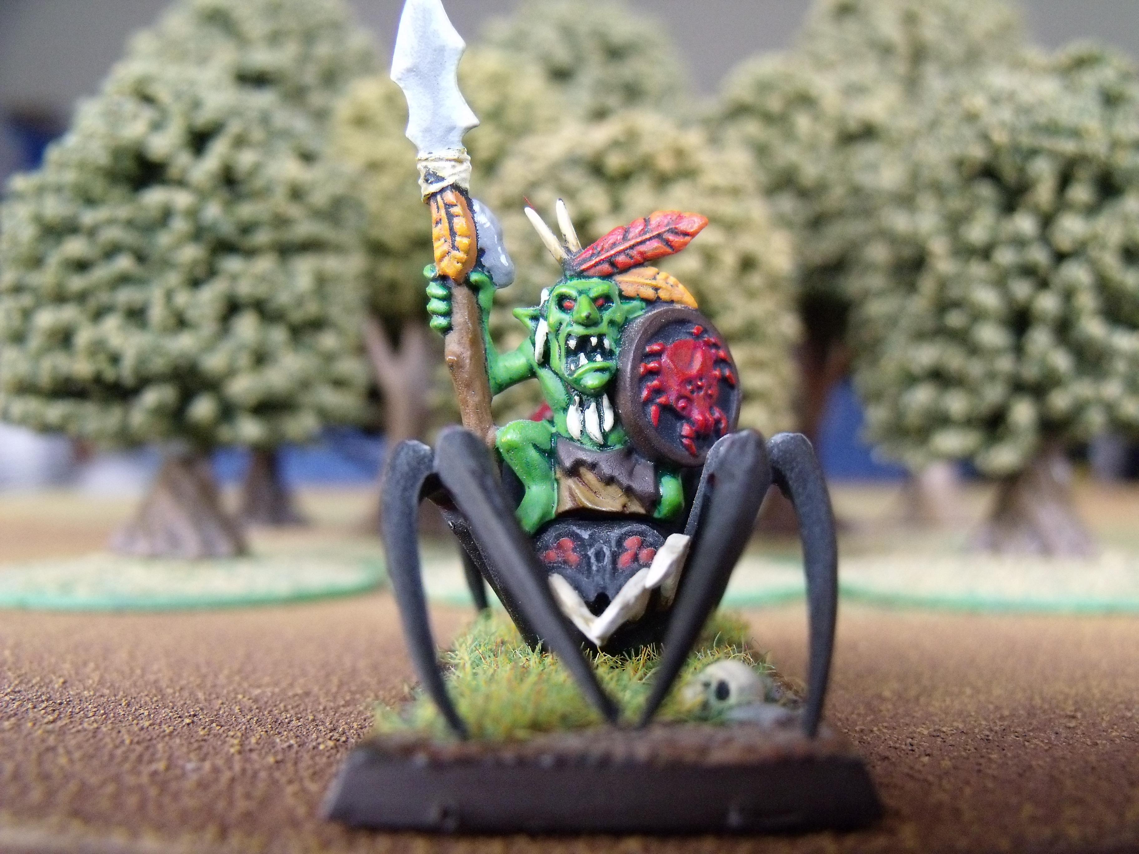 Forest Goblin, Goblins, Orcs And Goblins, Spider Rider, Warhamme Fantasy, Warhammer Fantasy