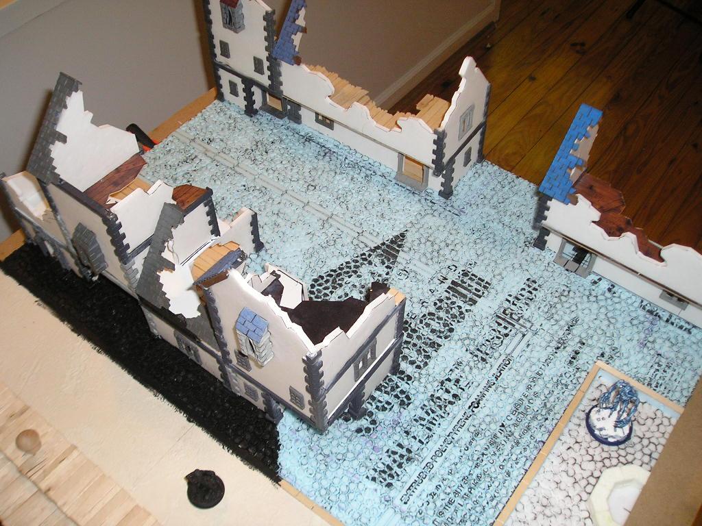 Malifaux demo table WIP 3