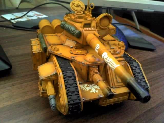 Camouflage, Conversion, Desert, Guard, Imperial, Kitbash, Leman Russ, Tan, Tank, Vanquisher