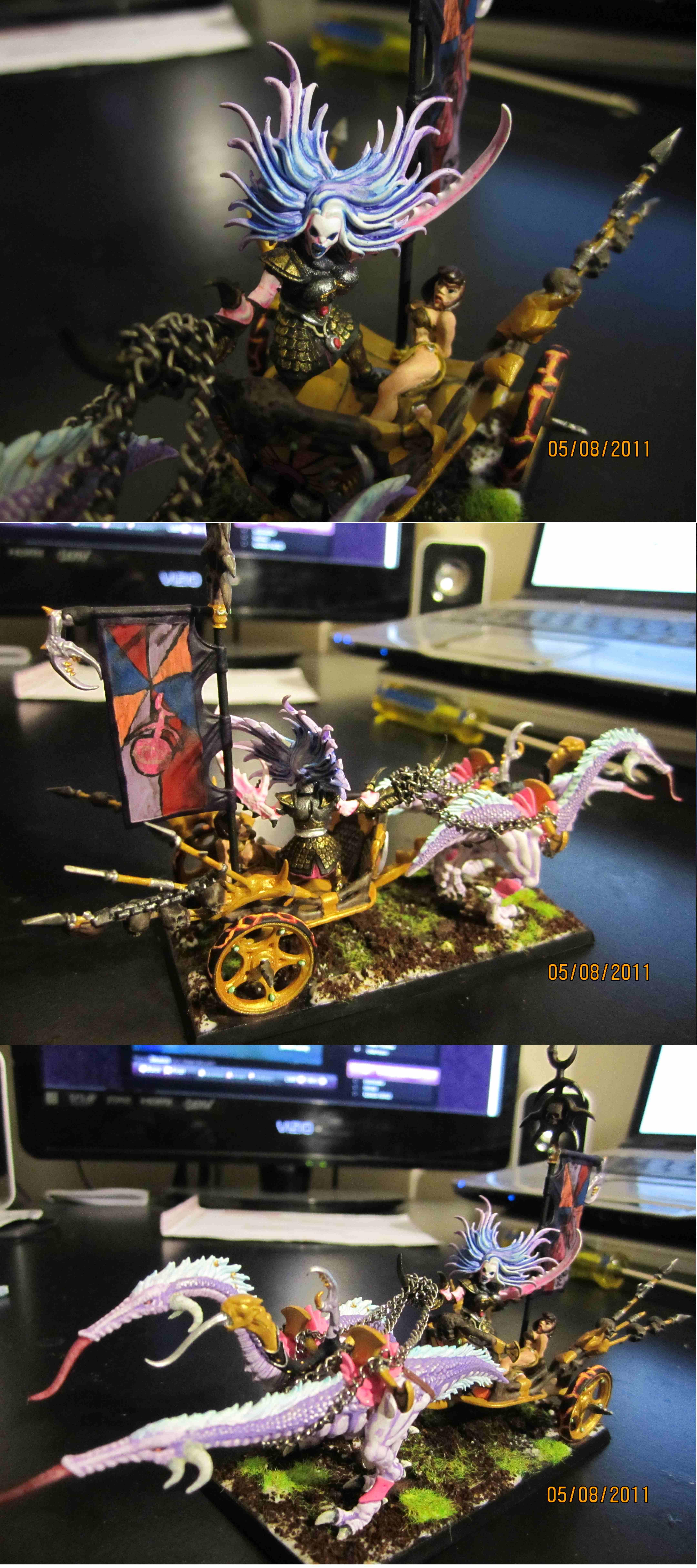 Chariot, Daemonettes, Daemons, Herald, Prisoner, Seekers, Slaanesh, Slave