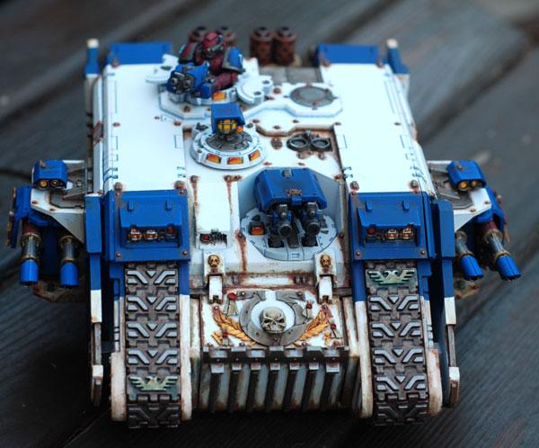 Land Raider, Smurf, Space Marines, Ultramarines