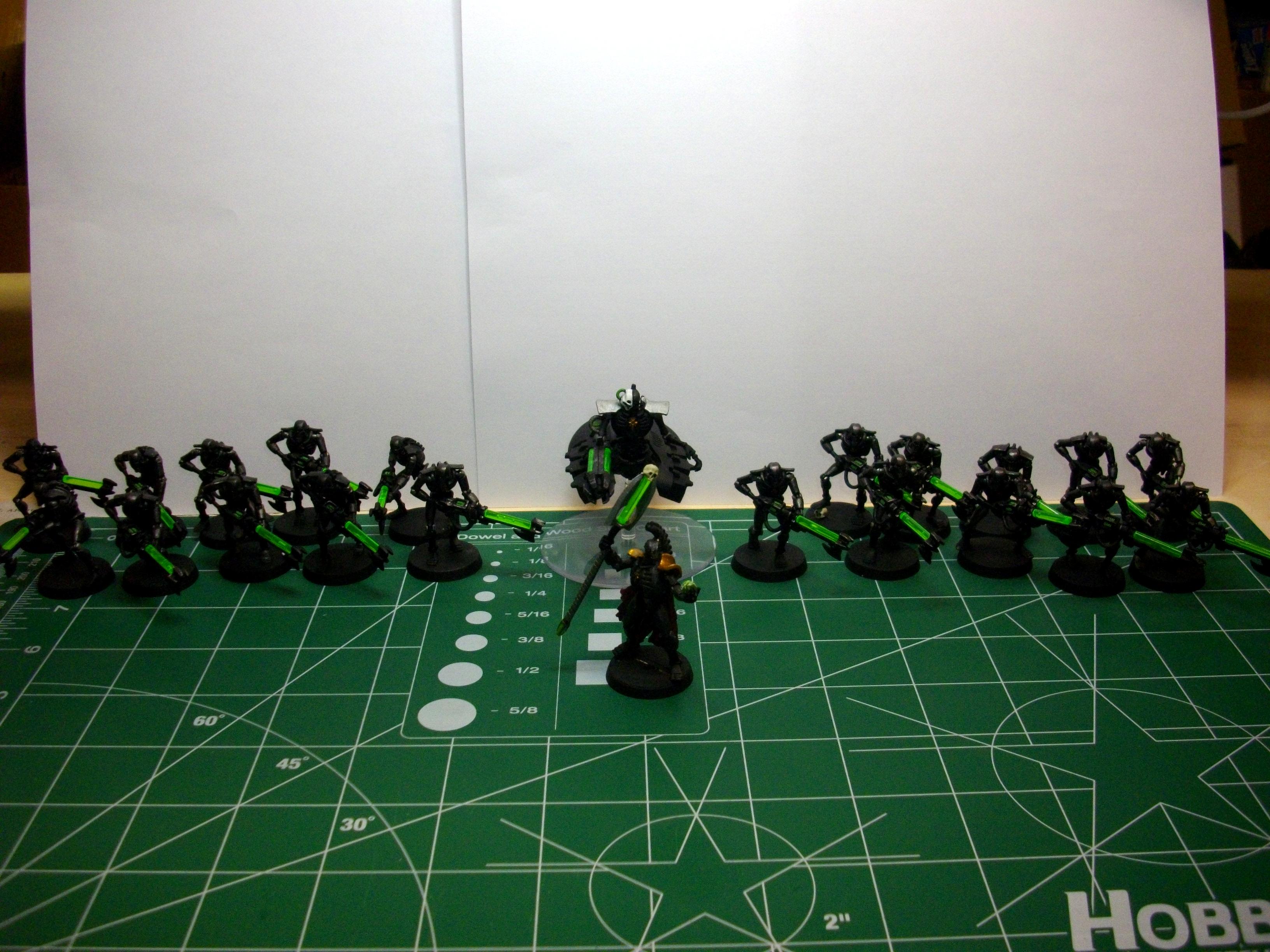 Black, Destroyer, Gold, Green, Lord, Necrons, Warhammer 40,000, Warriors