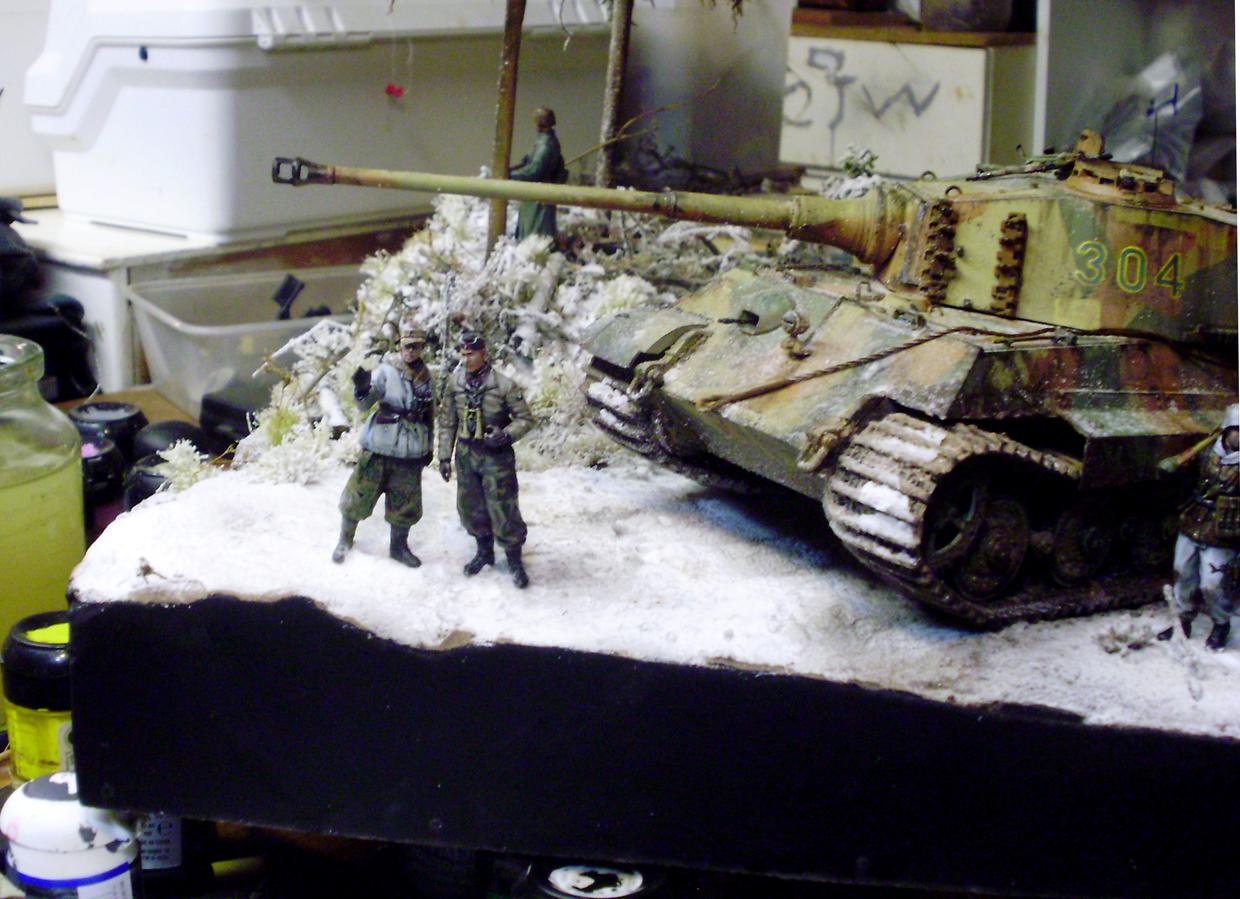 Germans, Snow, Tiger Ii, World War 2