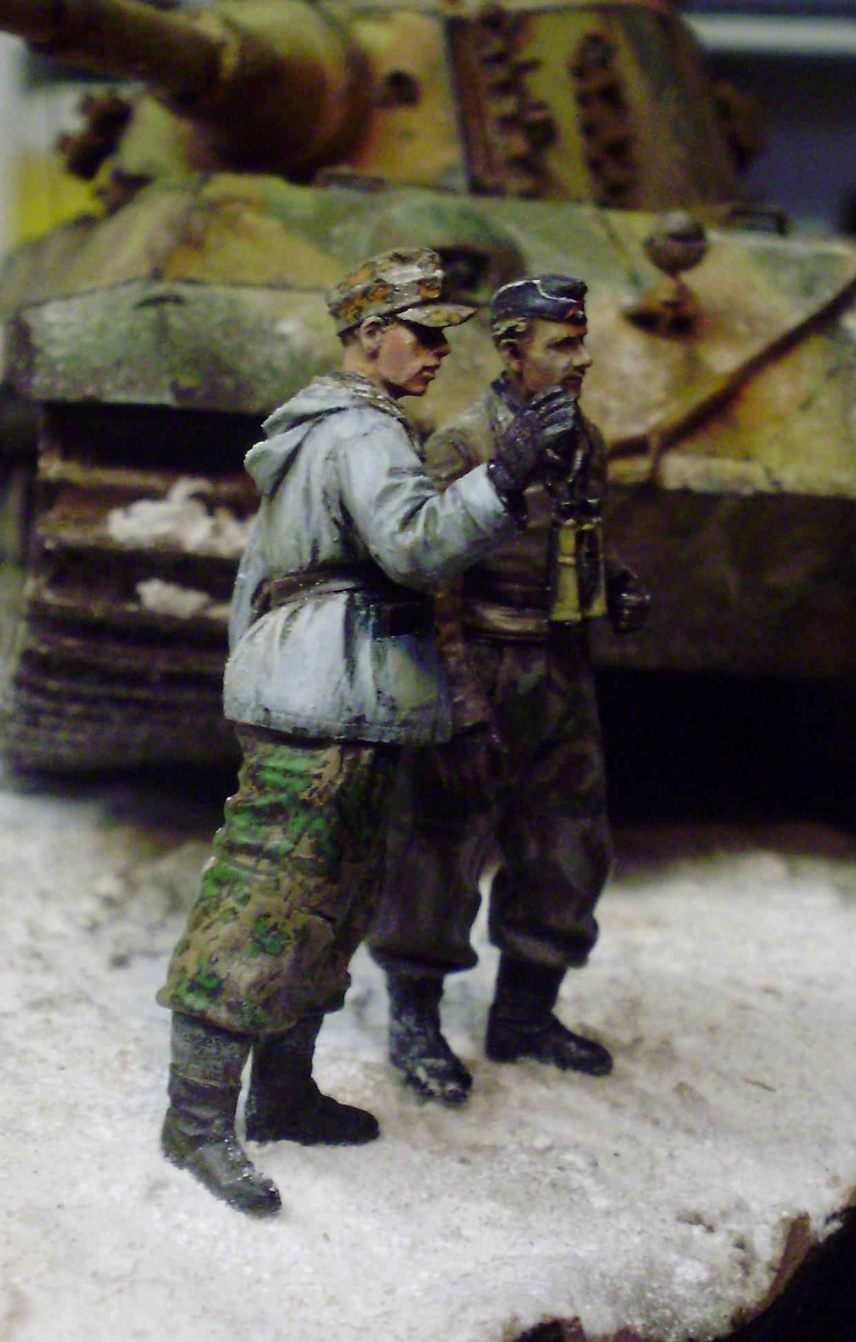 Germans, Snow, Tiger Ii, World War 2