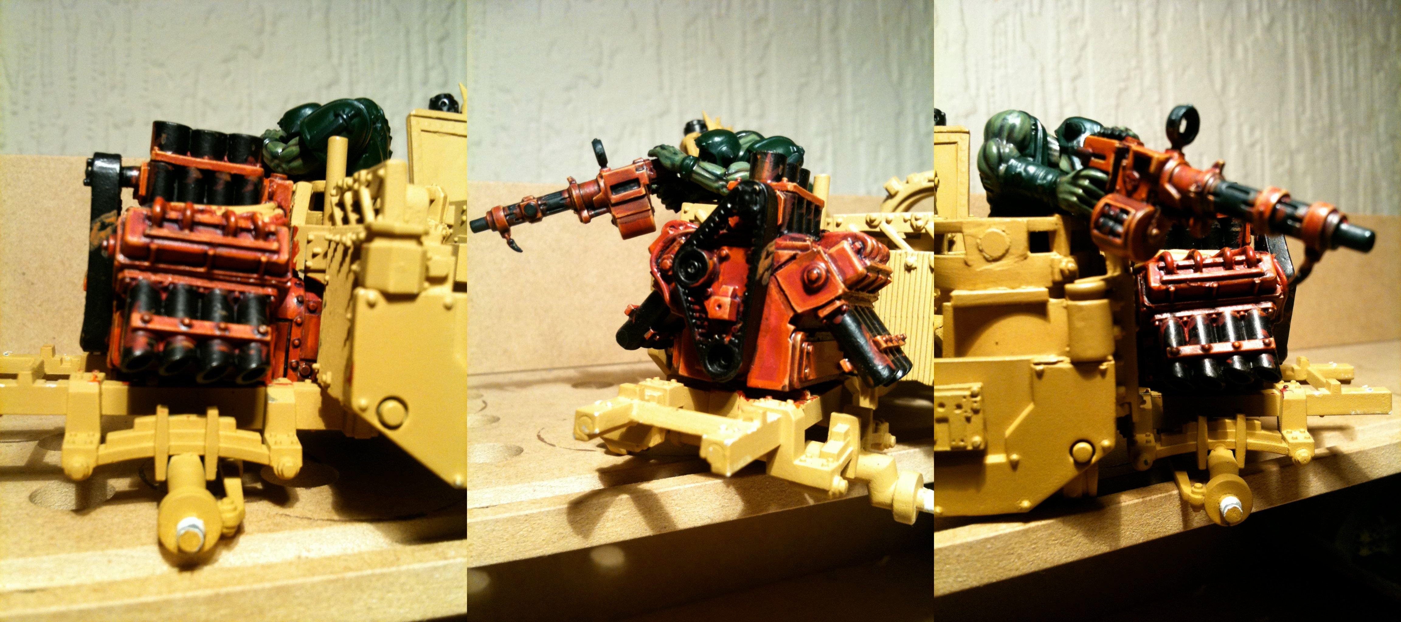 Da Dark Angelz, Orks, Trukk, Work In Progress