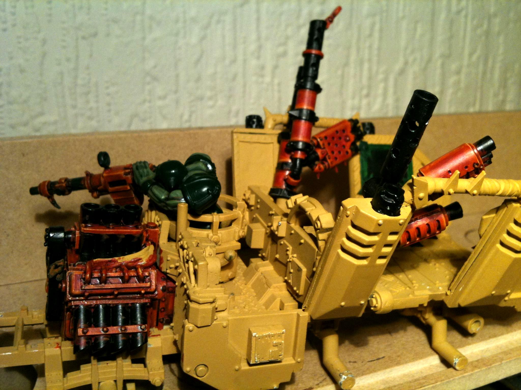 Da Dark Angelz, Orks, Trukk, Work In Progress