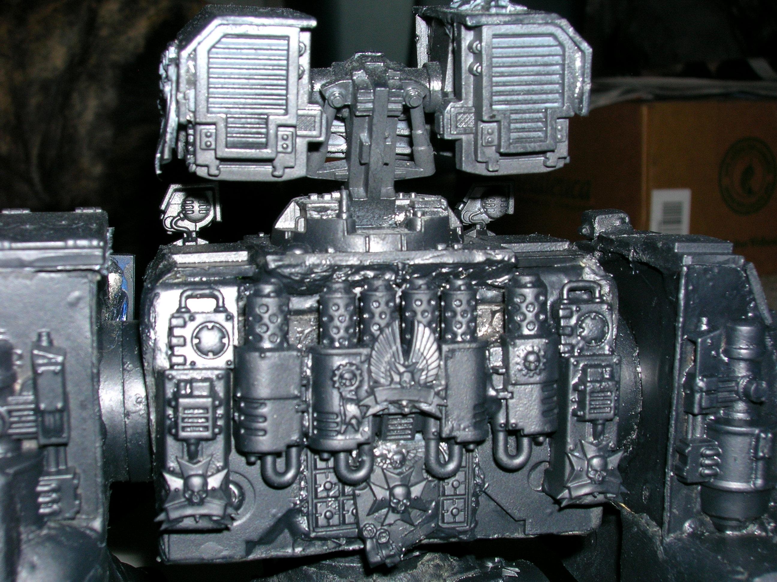 Conversion, Dreadnought, Mega Dredd, Scratch Build, Space Marines, Super-heavy