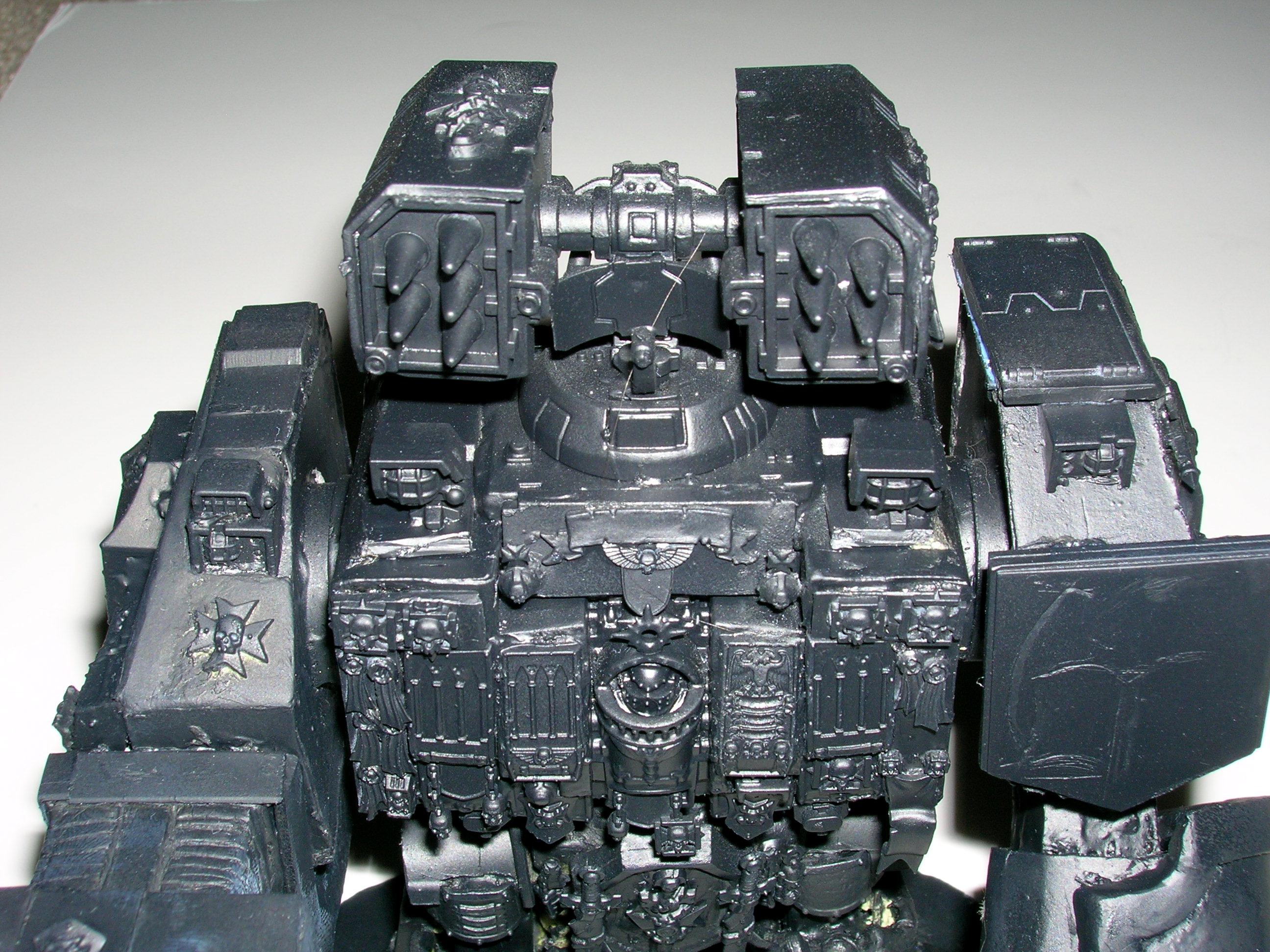 Conversion, Dreadnought, Mega Dredd, Scratch Build, Space Marines, Super-heavy