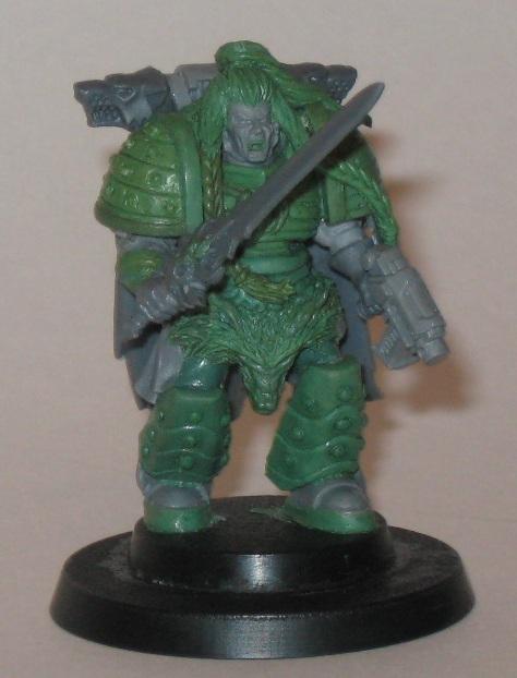 Conversion, Epoxy, Greenstuff, Leman Russ, Sculpting, Space Wolves, Work In Progress