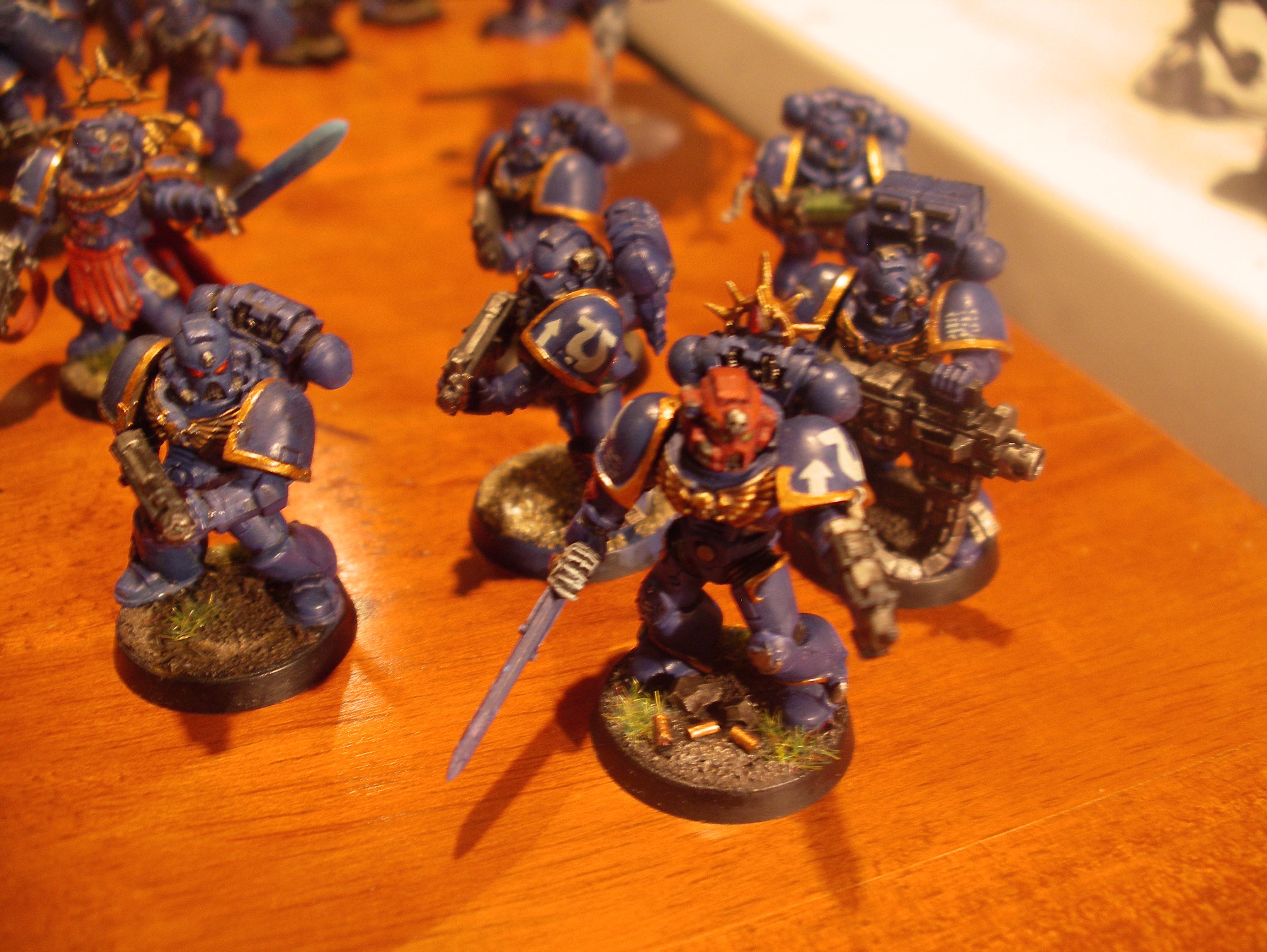 some troops