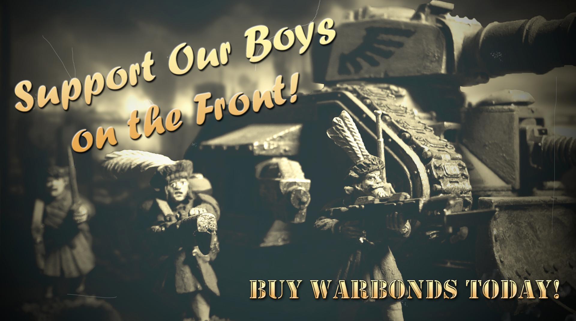 Conversion, Empire, Imperial Guard, Propaganda, Steam Punk, Warhammer Fantasy