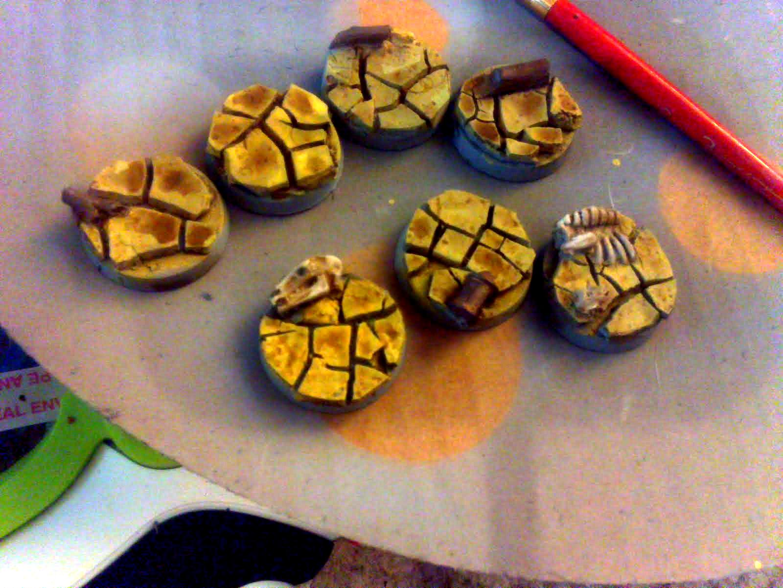 Desert bases, resin