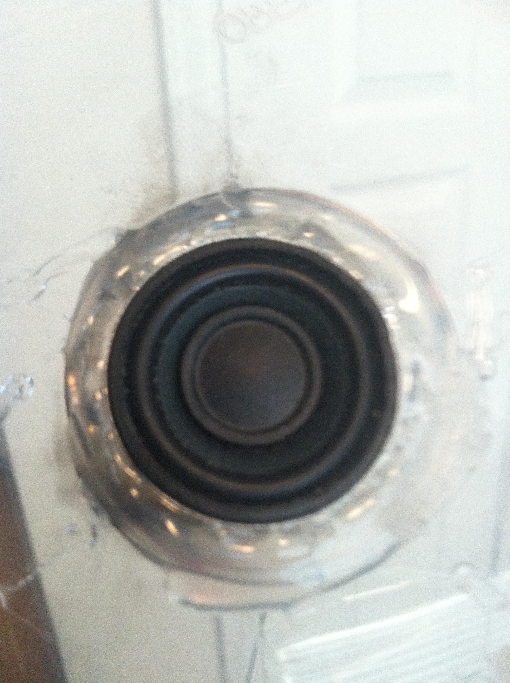 And mounted the speaker with hot glue. 