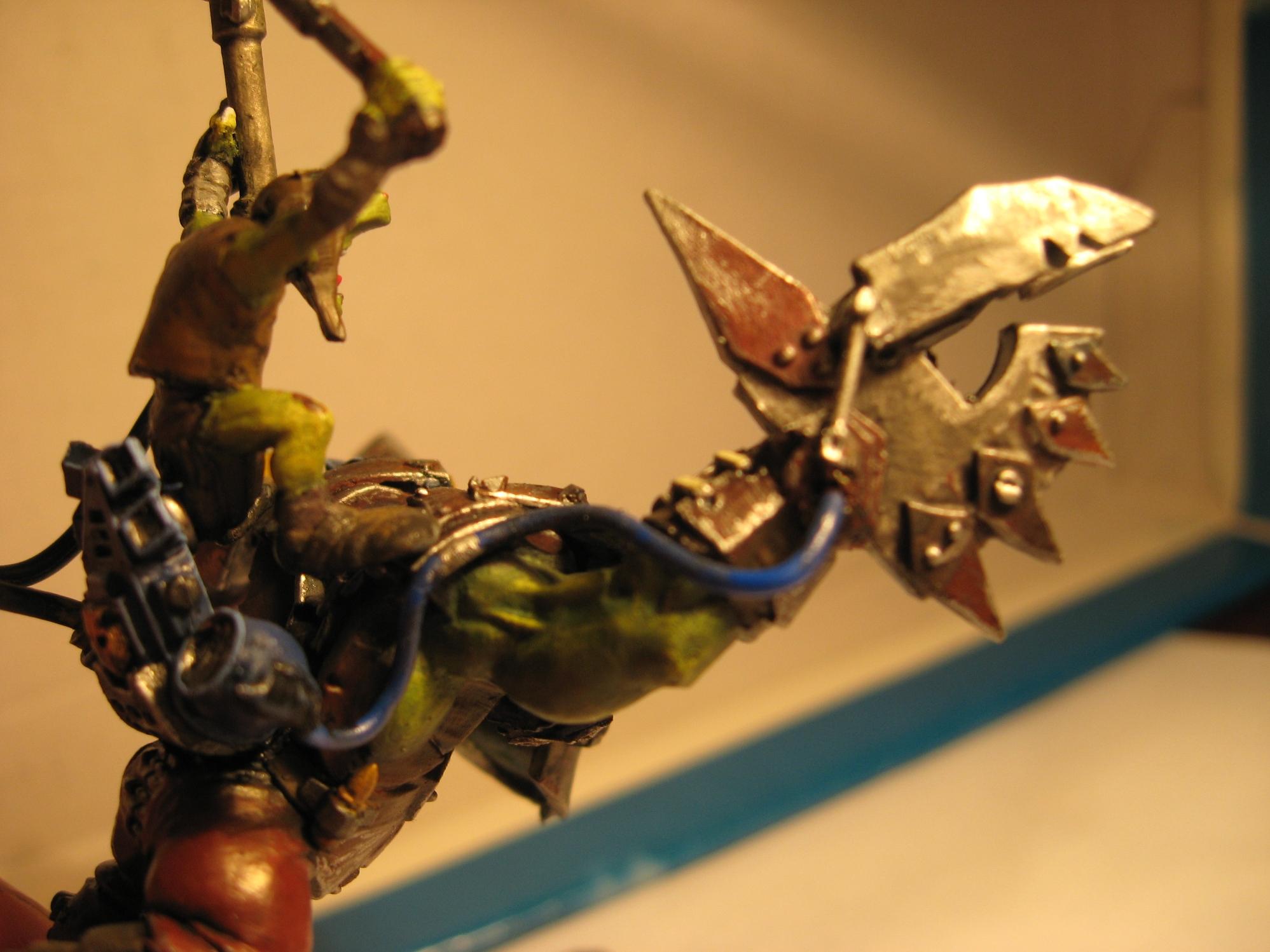 Conversion, Custom, Gretchin, Grots, Nob, Orks, Power Klaw, Waagh!