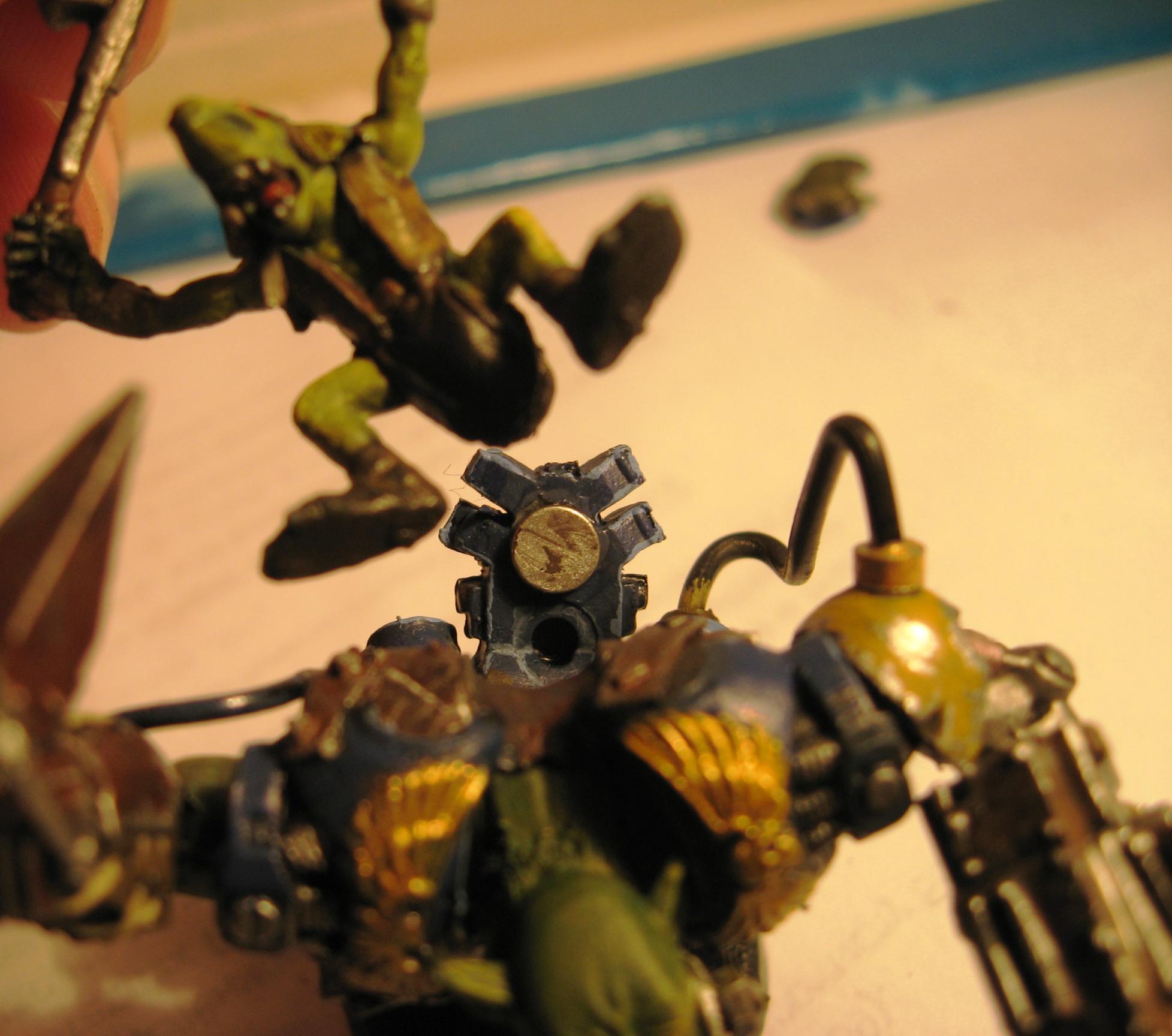 Conversion, Custom, Gretchin, Grots, Nob, Orks, Power Klaw, Waagh!