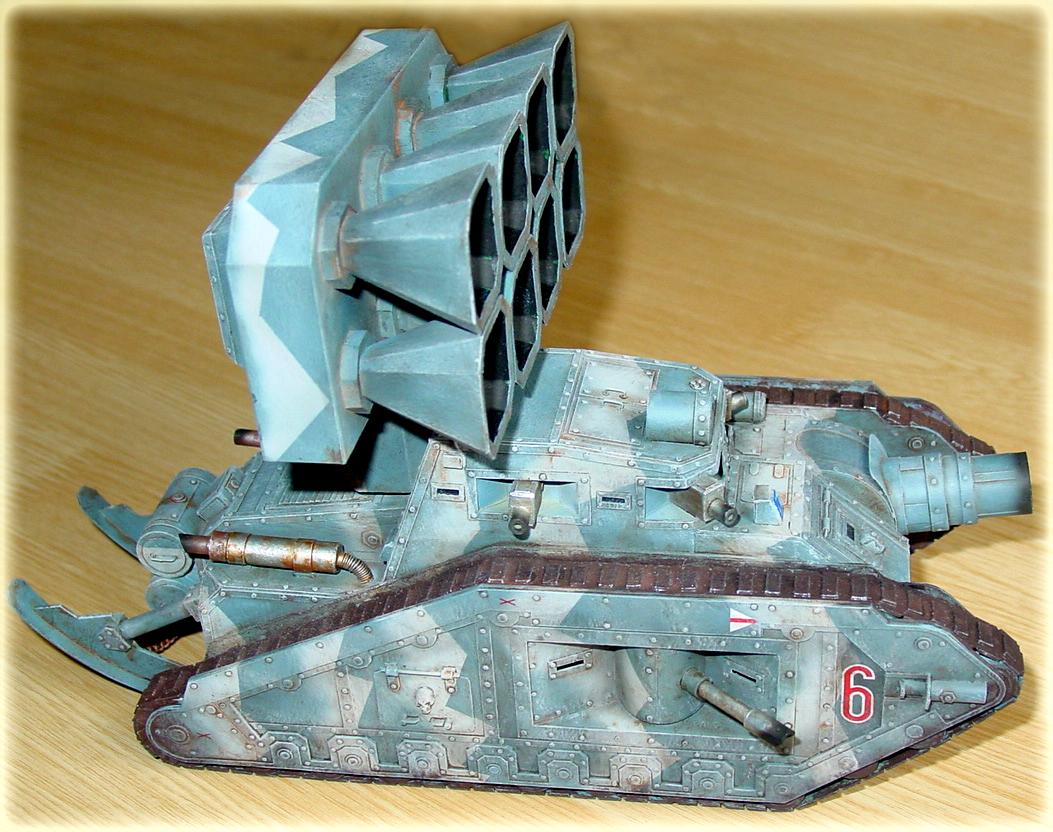 Guards, Imperial, Malcador, Paper, Tank