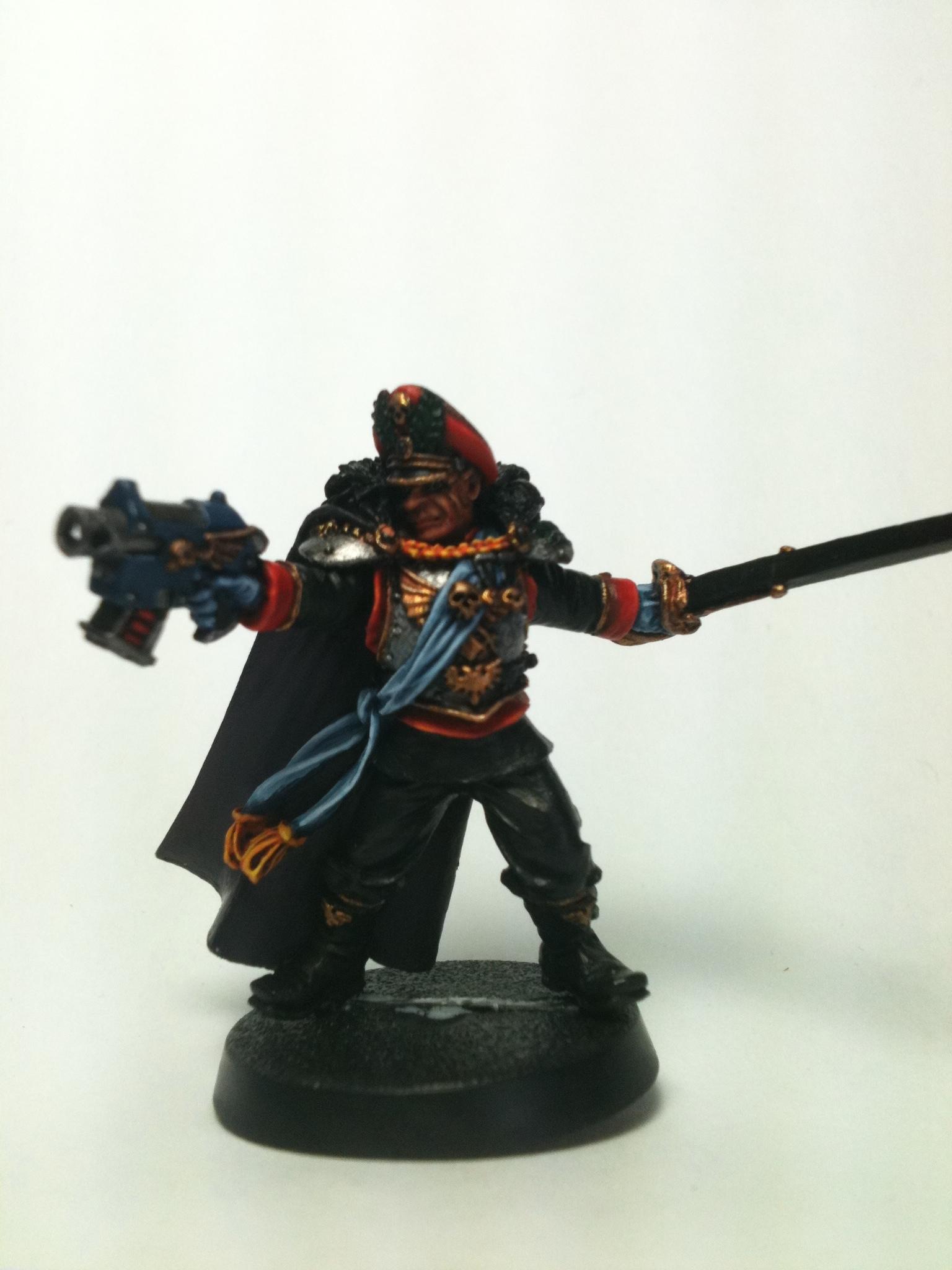 Commissar, Finecast, Imperial Guard, Warhammer 40,000, Work In Progress