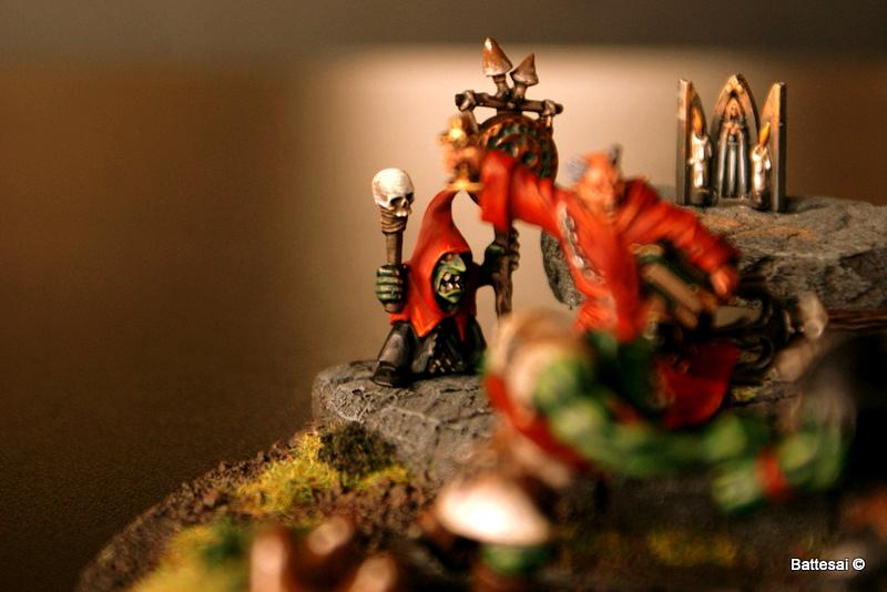 Conversion, Goblins, Greenstuff, Orks, Priest, Scratch Build, Terrain