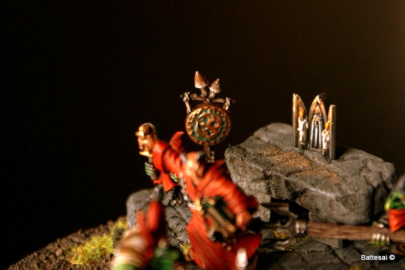 Conversion, Goblins, Greenstuff, Orks, Priest, Scratch Build, Terrain