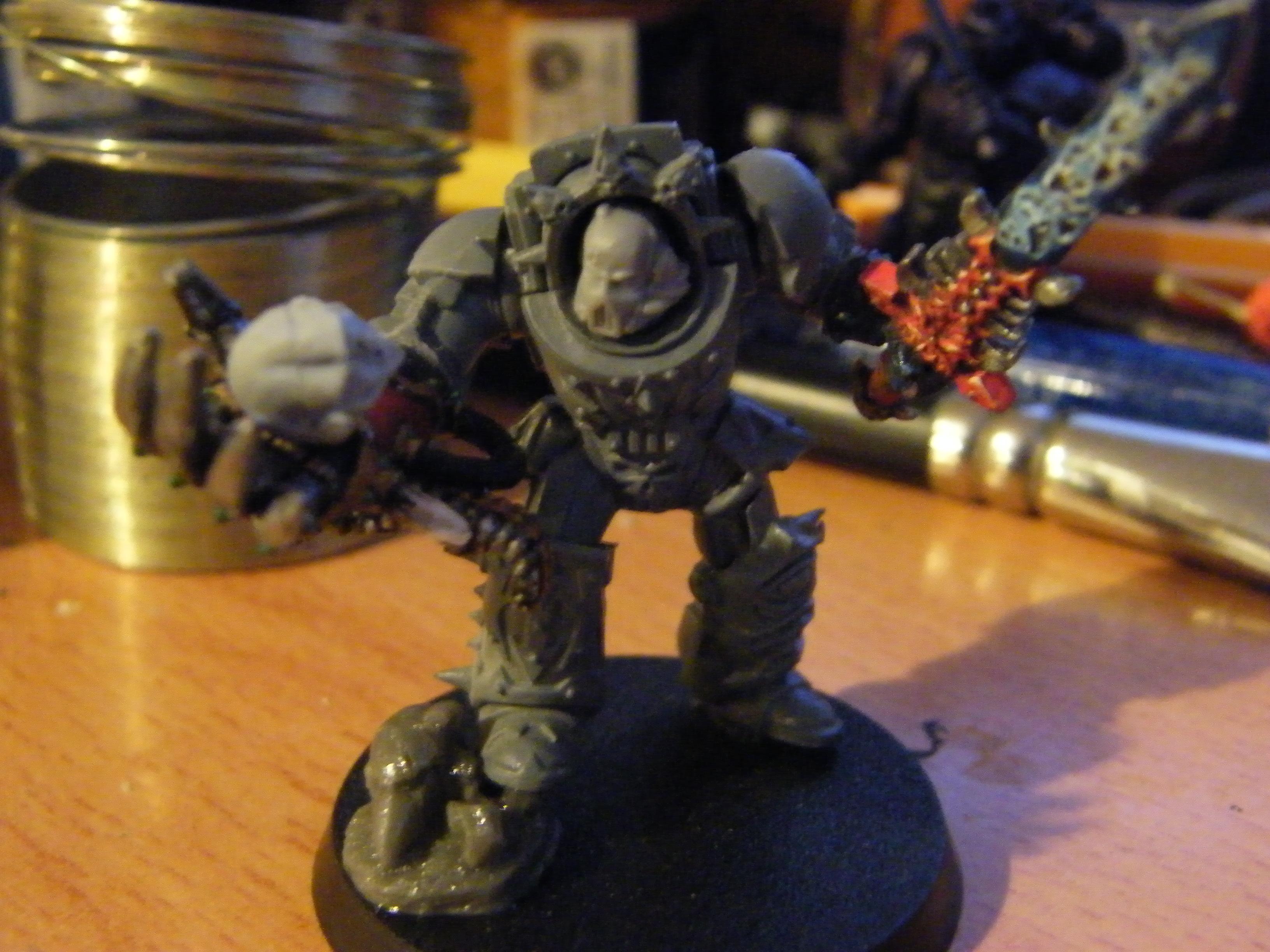 Abaddon, Chaos Space Marines, Terminator Armor, Work In Progress