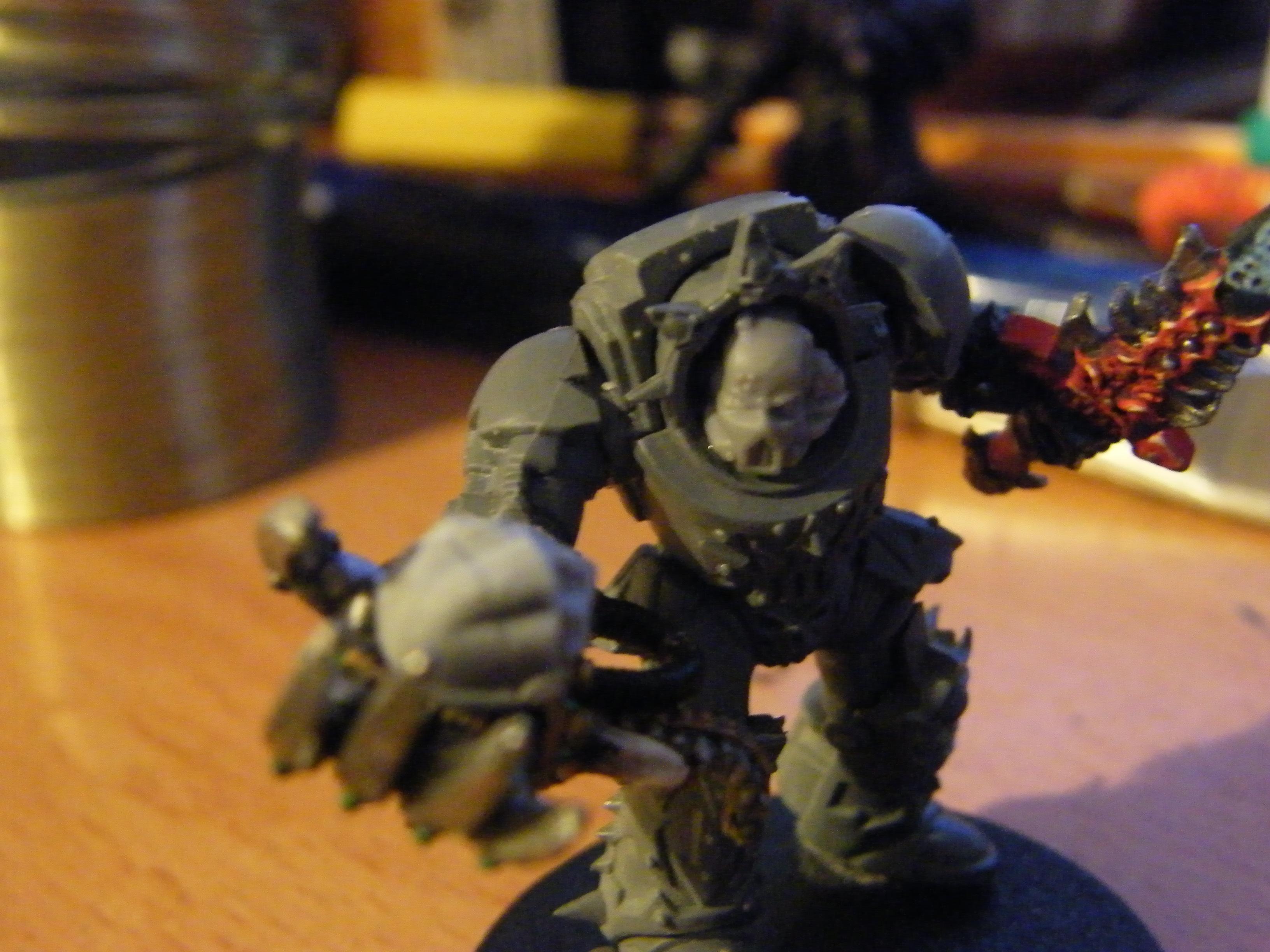 Abaddon, Chaos Space Marines, Terminator Armor, Work In Progress