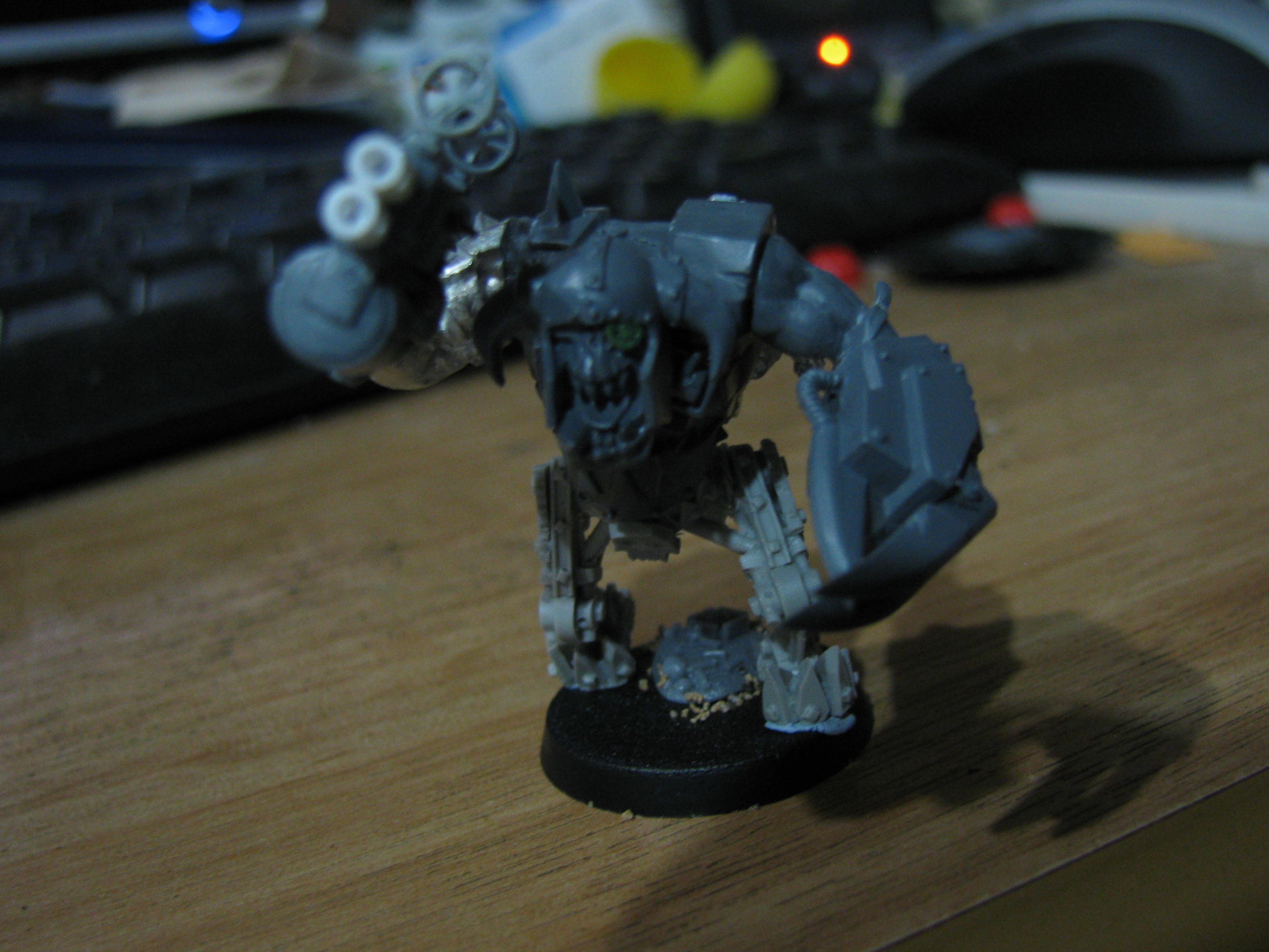 Bionik, Conversion, Cybork, Cyborks, Nob, Orks, Work In Progress
