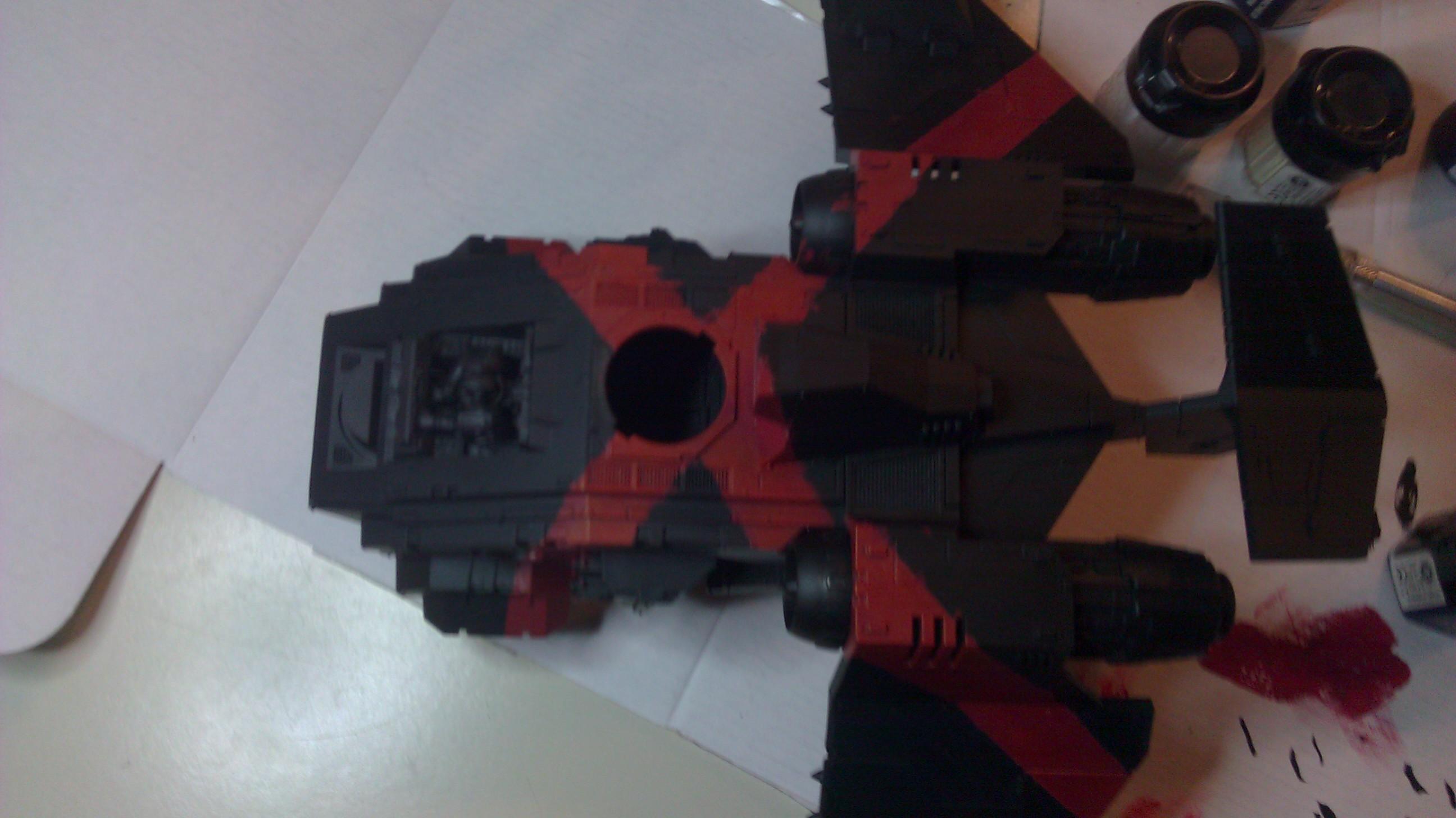 after removing the tape you may notice random splotches outside the lines (continued next pic) 