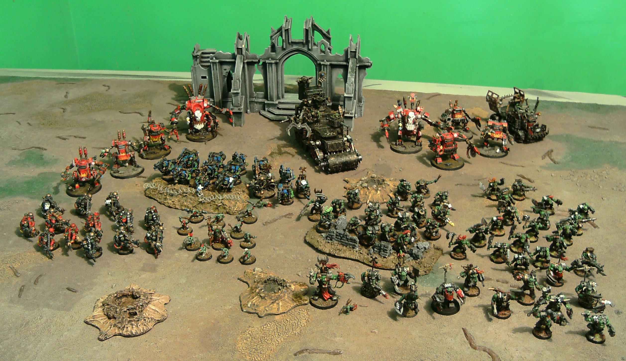 Complete Army, Orks, Ouze, Warhammer 40,000