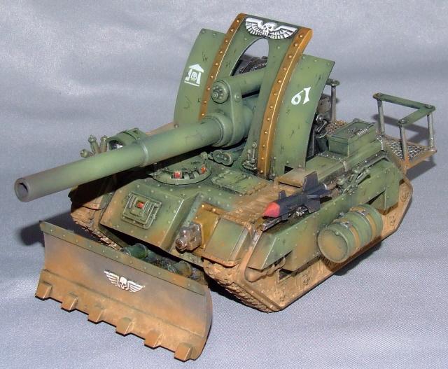 Baslisk, Imperal Guard, Warhammer 40,000, Weathered