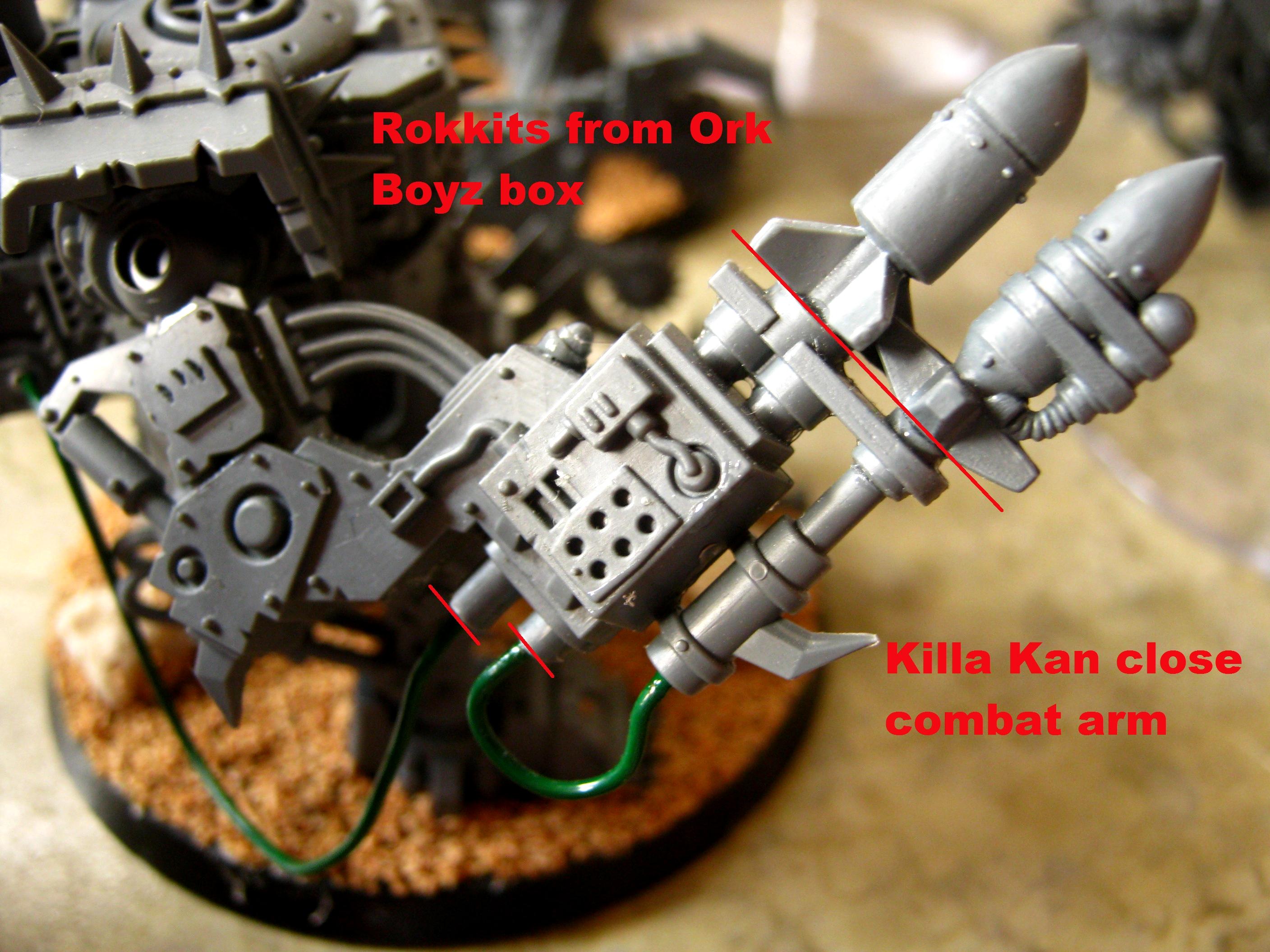 Arms, Conversion, Killa Kan, Orks, Rokkit, Rokkit Launcha