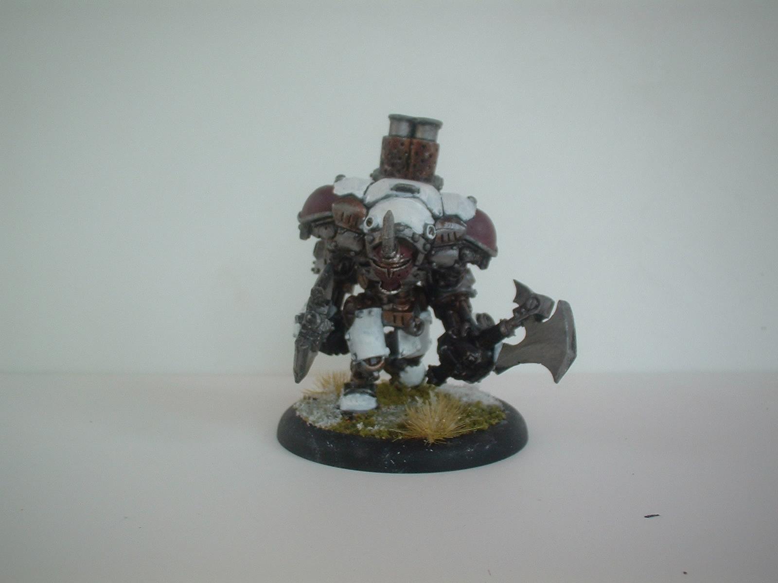 Berserker. Need to add a lot of battle damage. Want it to look like its been through the wars