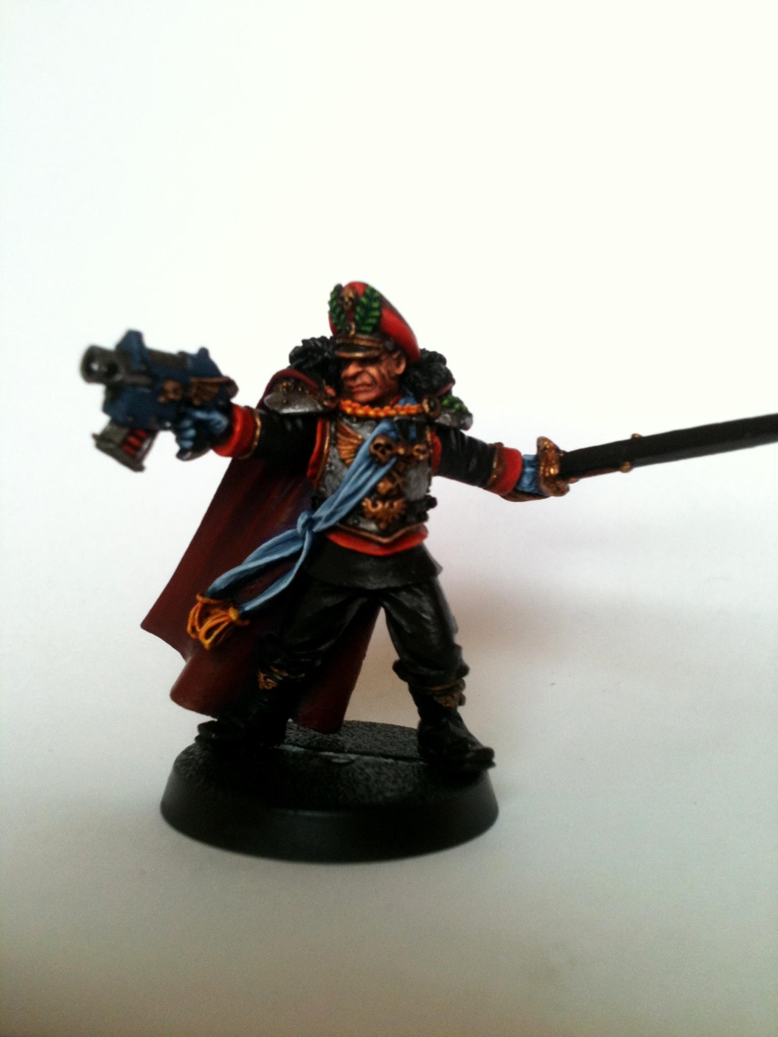 Commissar, Finecast, Imperial Guard, Warhammer 40,000, Work In Progress